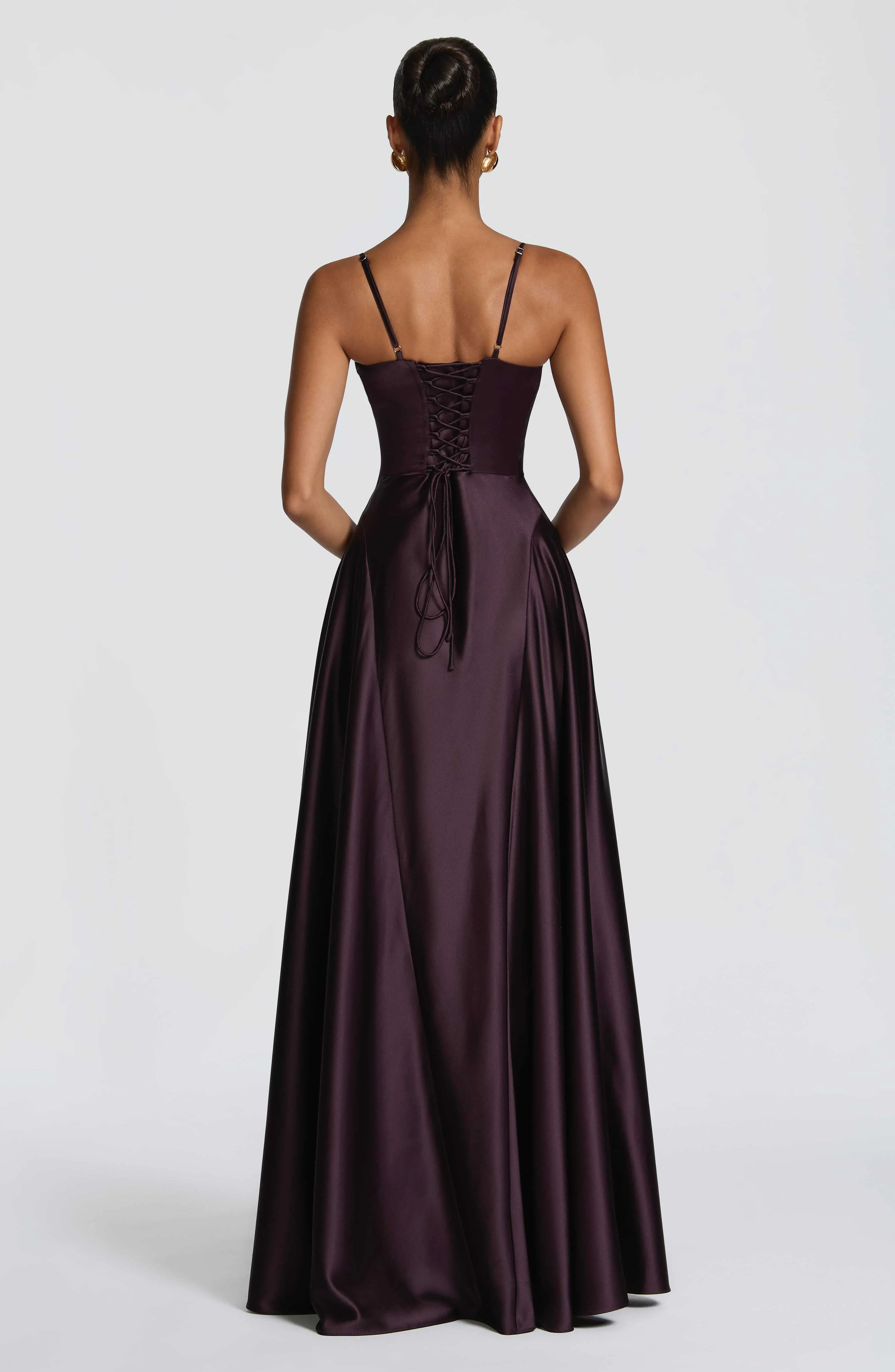 Asterin Maxi Dress - Plum - Image 3