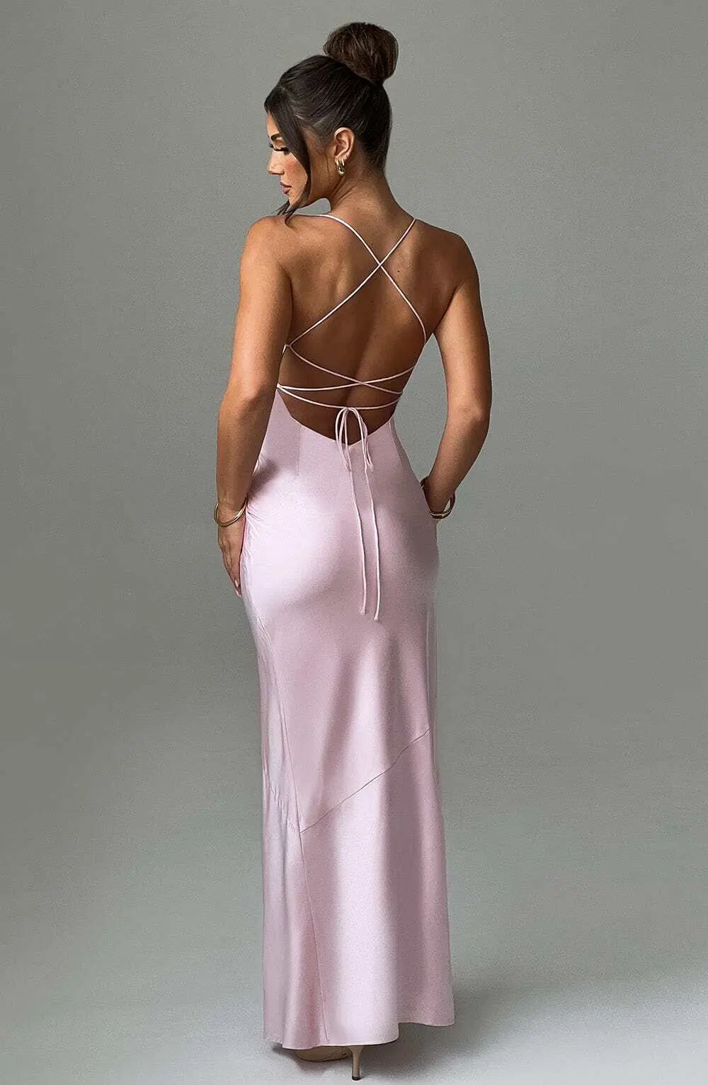 Misha Maxi Dress - Blush - Image 2