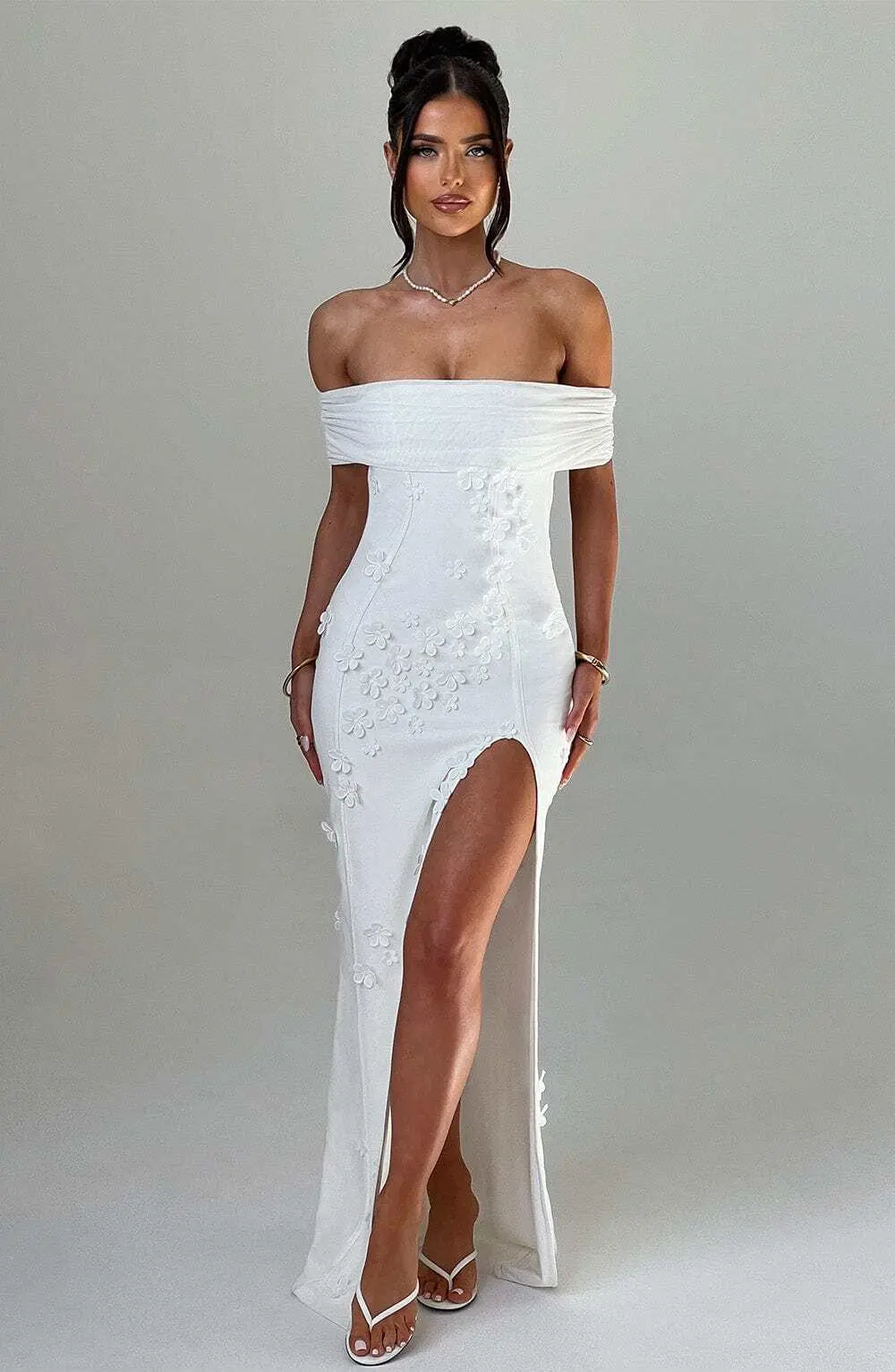 Milani Maxi Dress - Ivory - Image 4