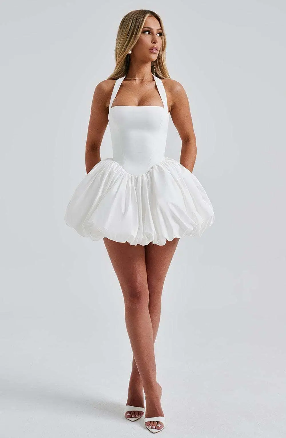 Maricia Mini Dress - Ivory - Image 9