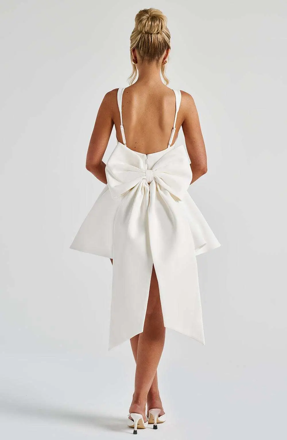 Rue Mini Dress - Ivory - Image 7