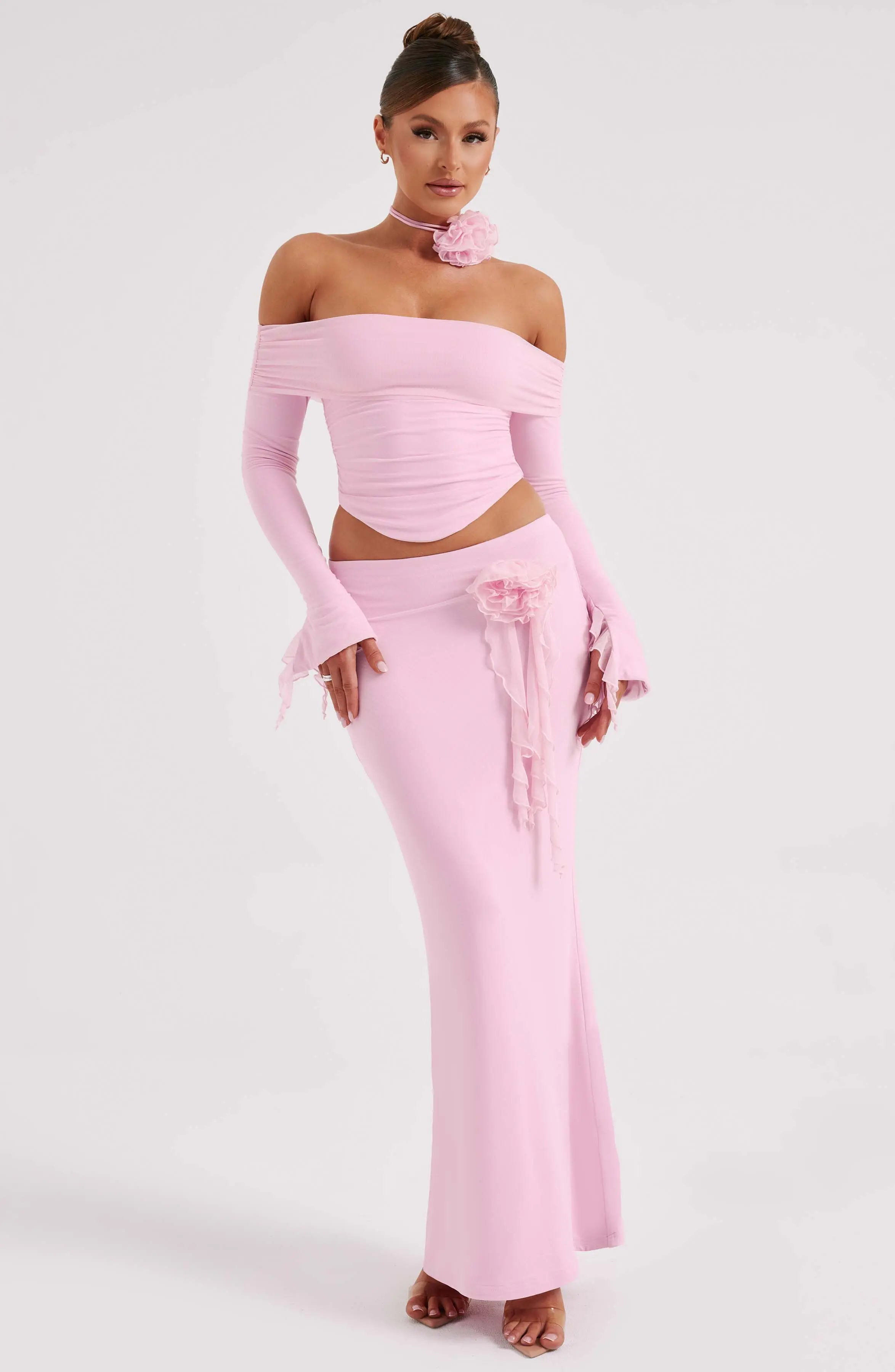Deema Maxi Skirt - Pink - Image 15