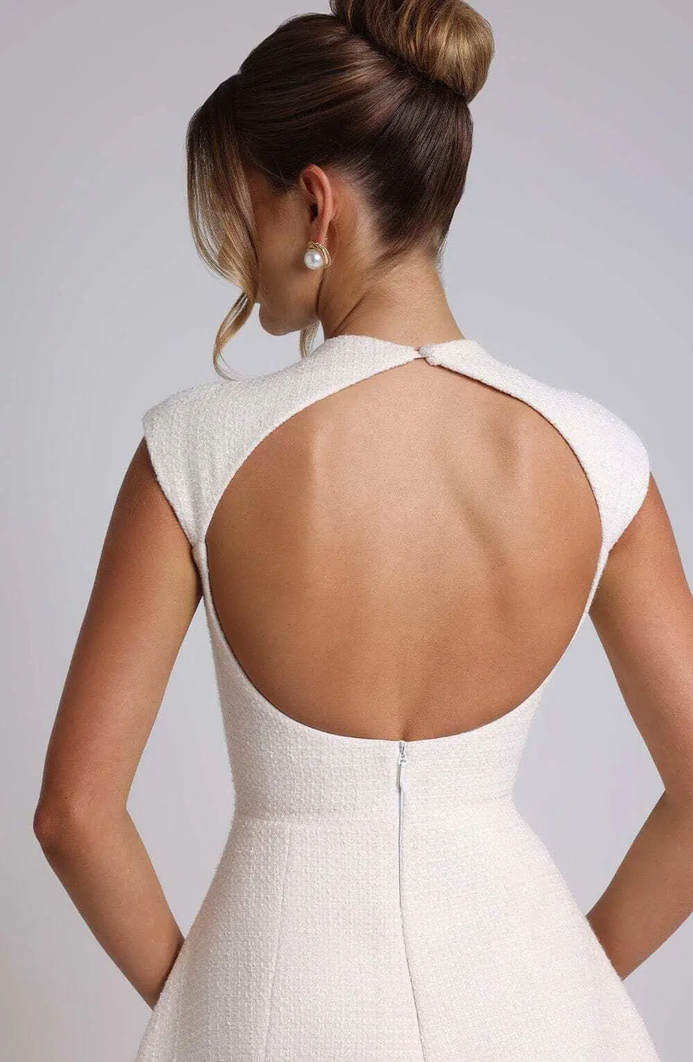 Blake Mini Dress - Ivory - Image 5