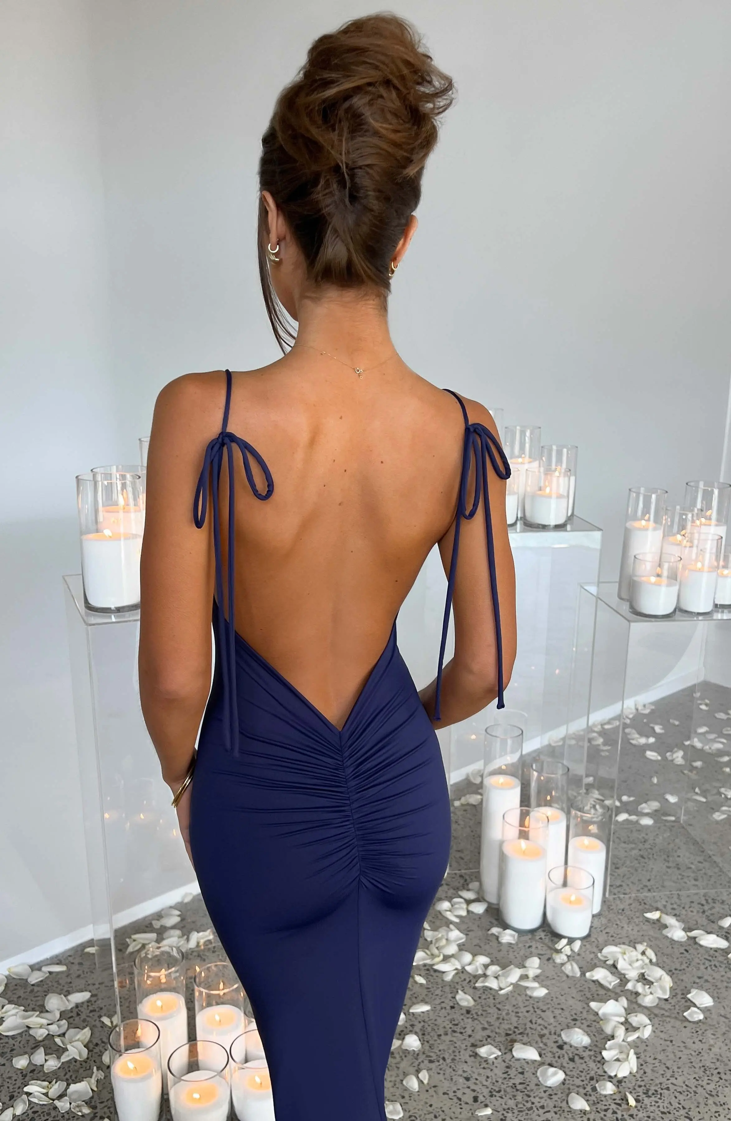 Sanya Maxi Dress - Navy - Image 9