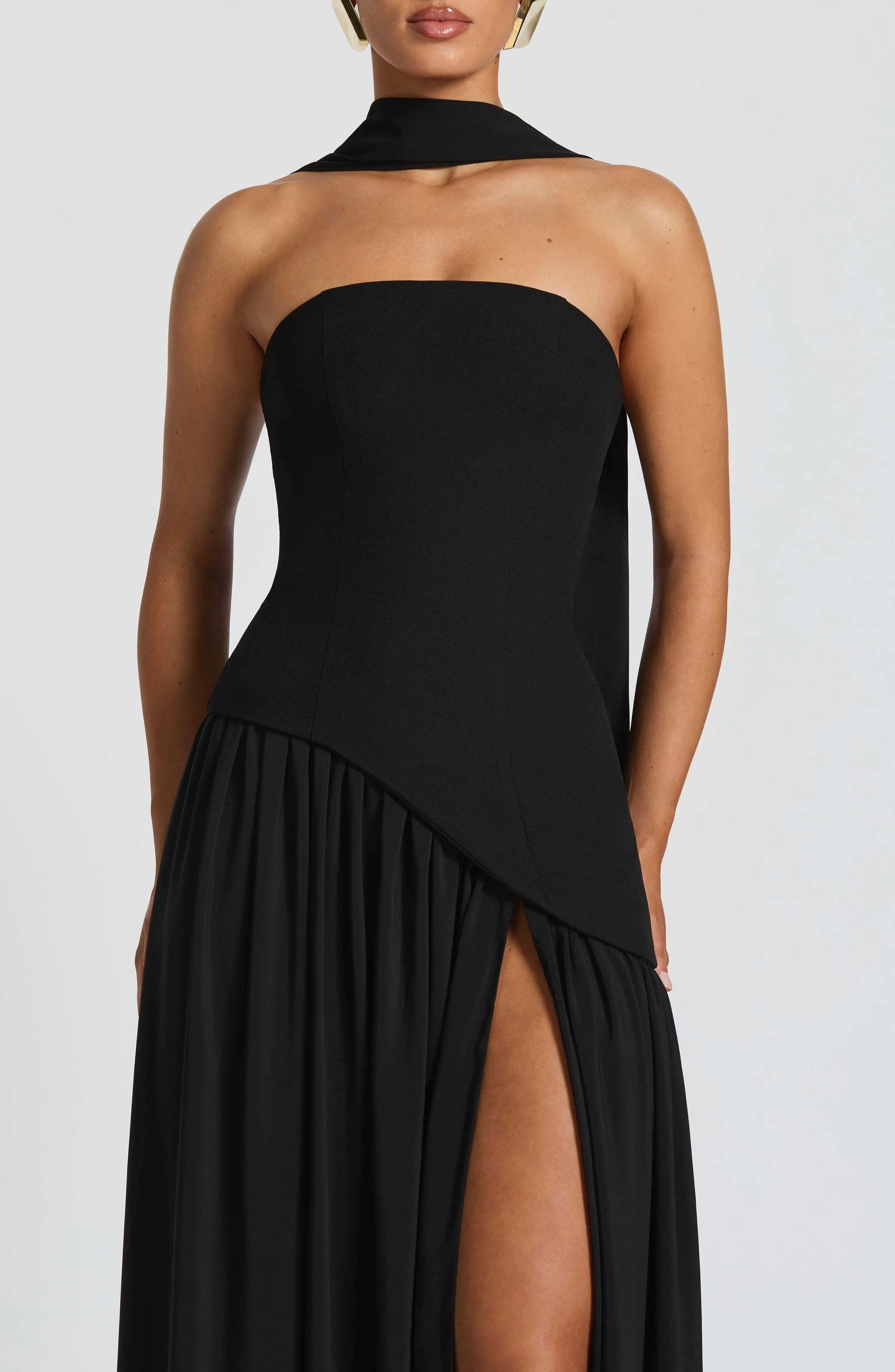 Maliyah Maxi Dress - Black - Image 4