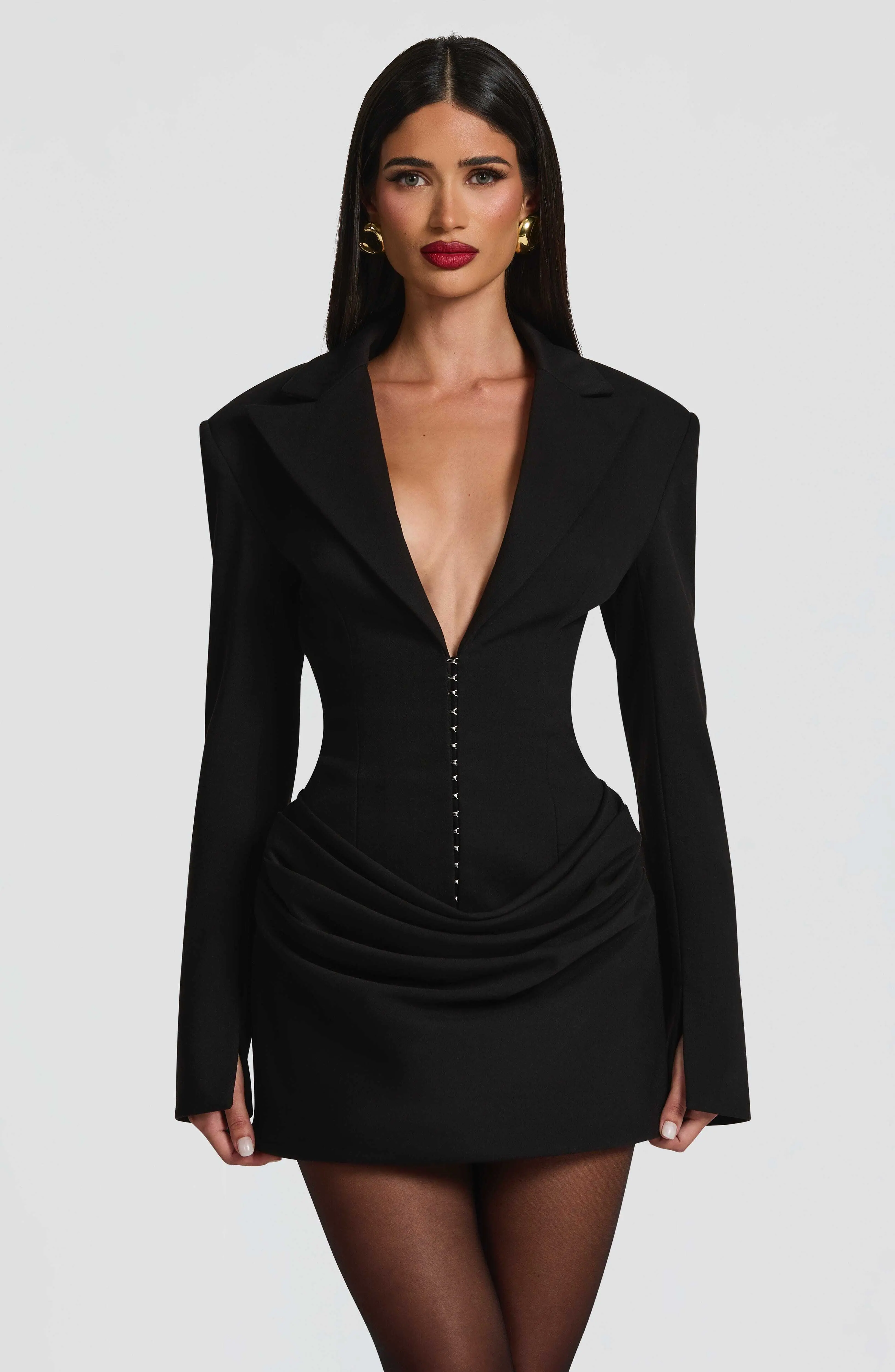 Susie Mini Dress - Black - Image 8