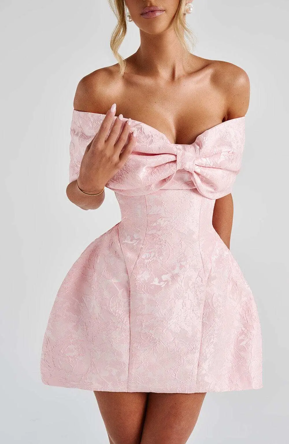 Raquel Mini Dress - Blush - Image 5