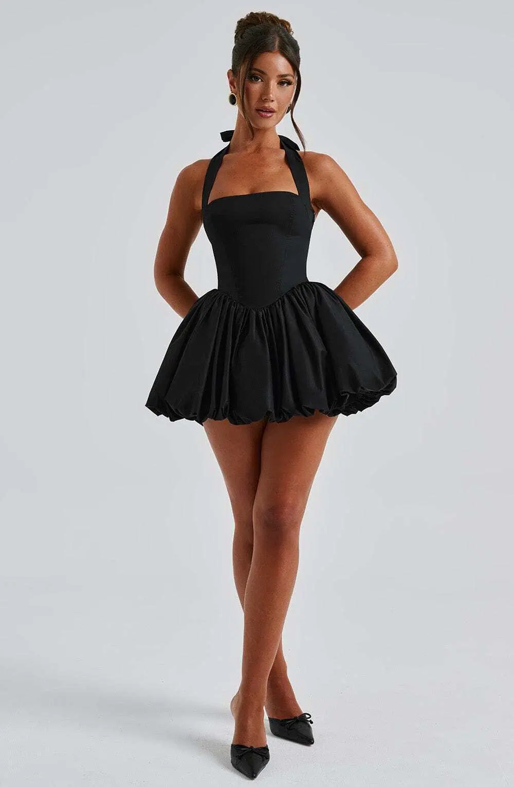 Maricia Mini Dress - Black - Image 11