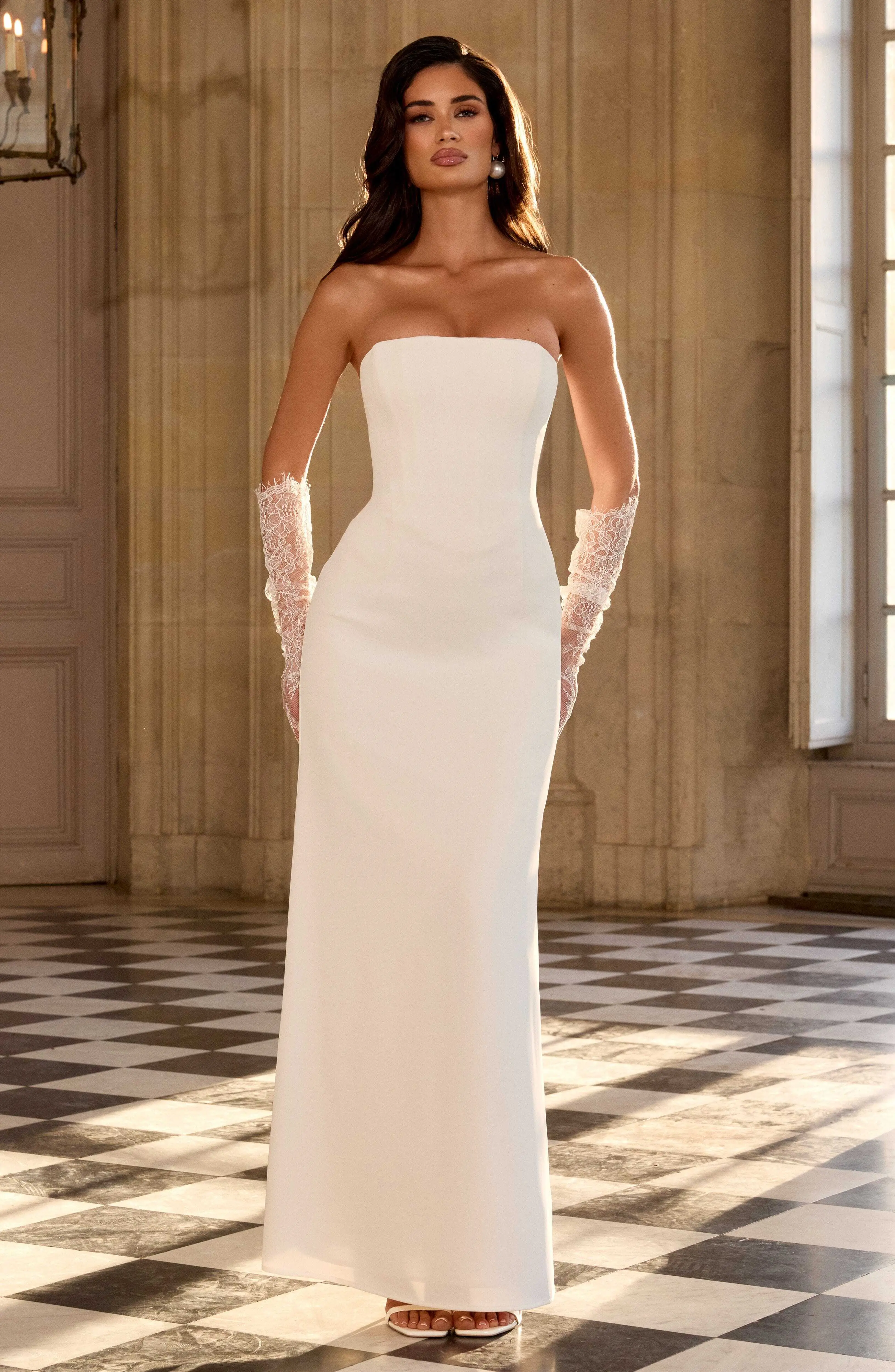Irmina Maxi Dress - Ivory - Image 3