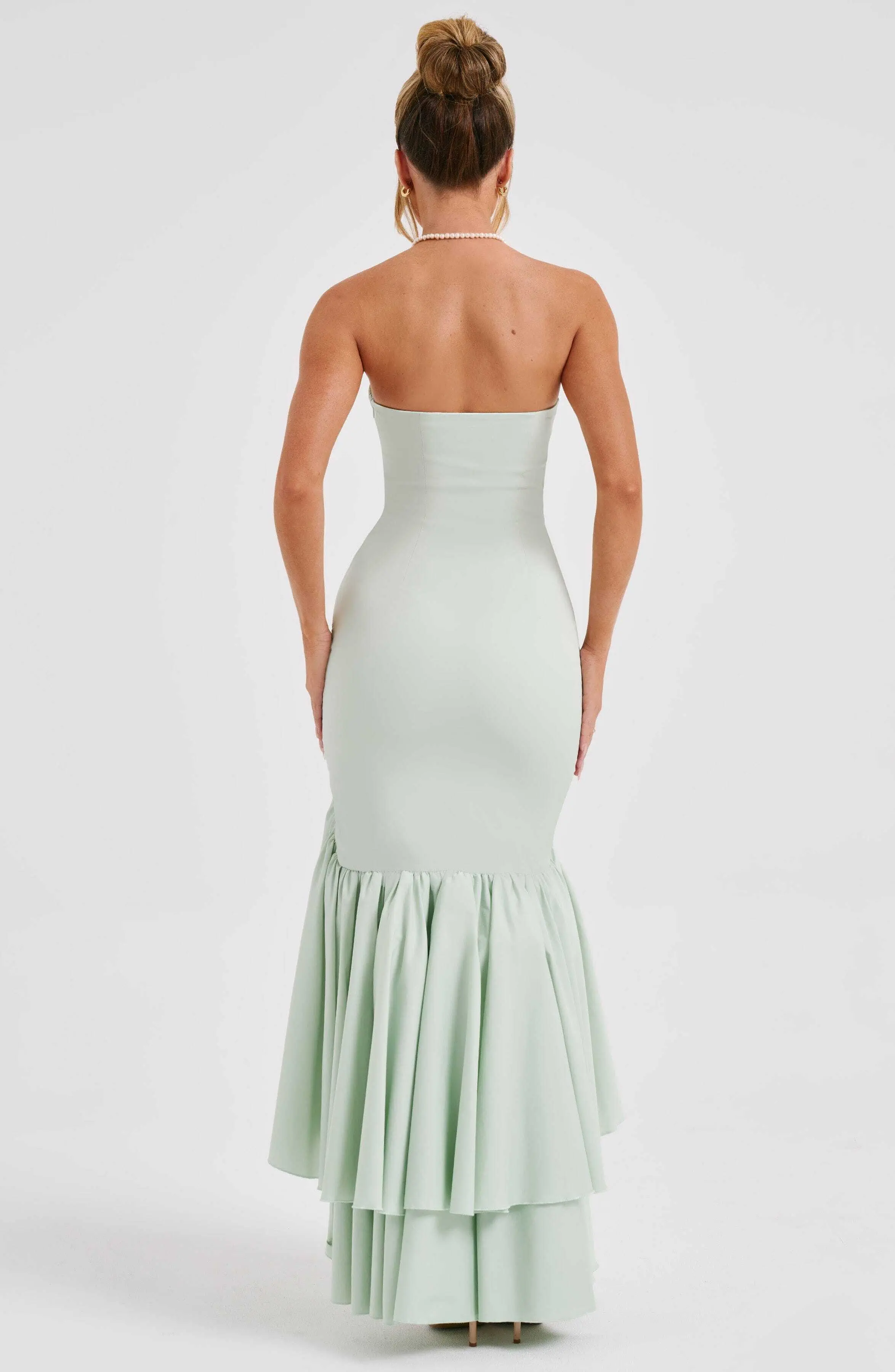 Angelina Maxi Dress - Sage - Image 3