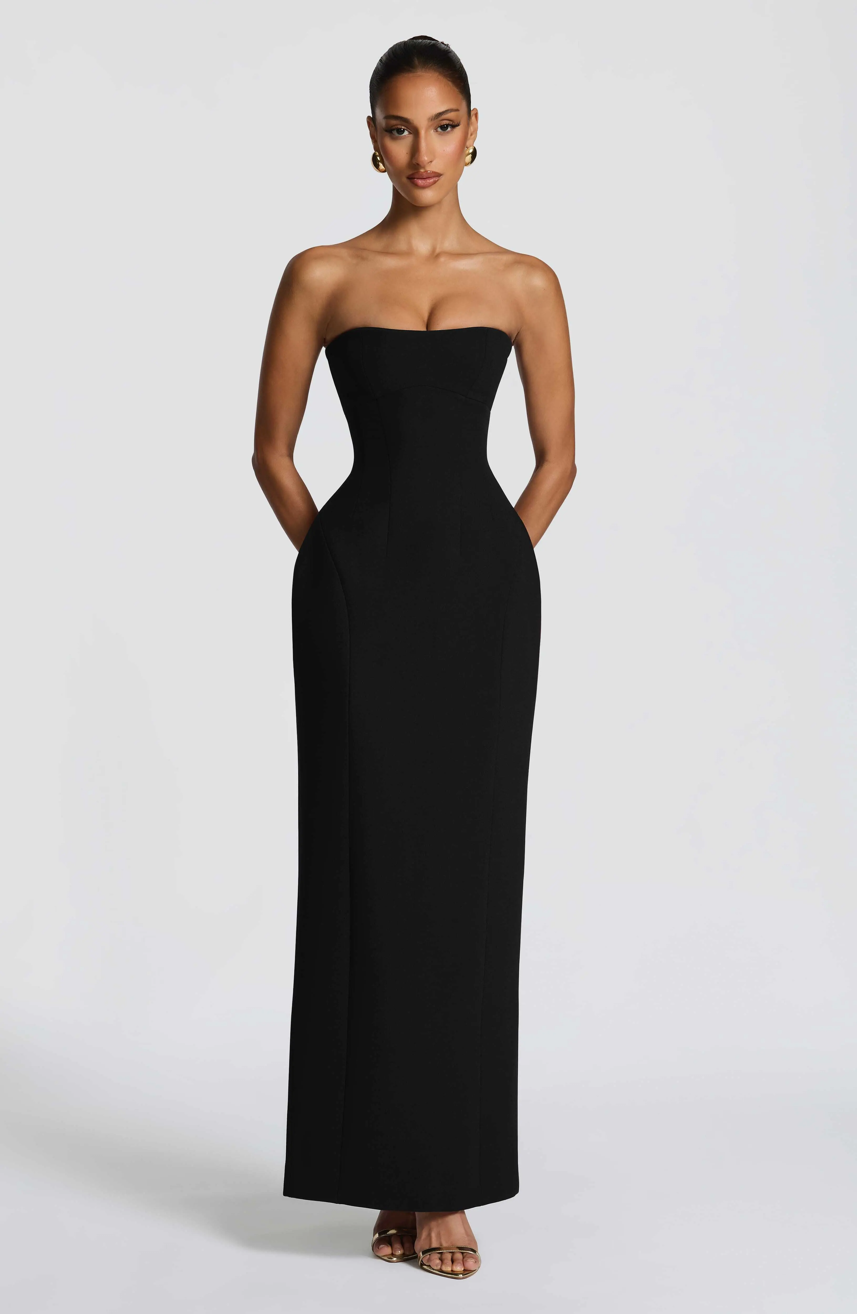 Manon Maxi Dress - Black
