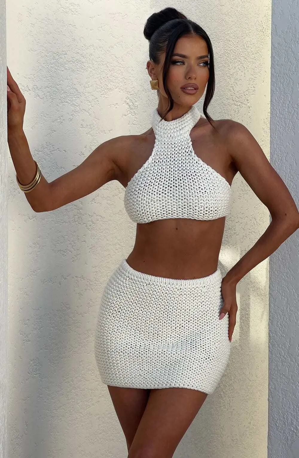 Margot Mini Skirt - Ivory - Image 3