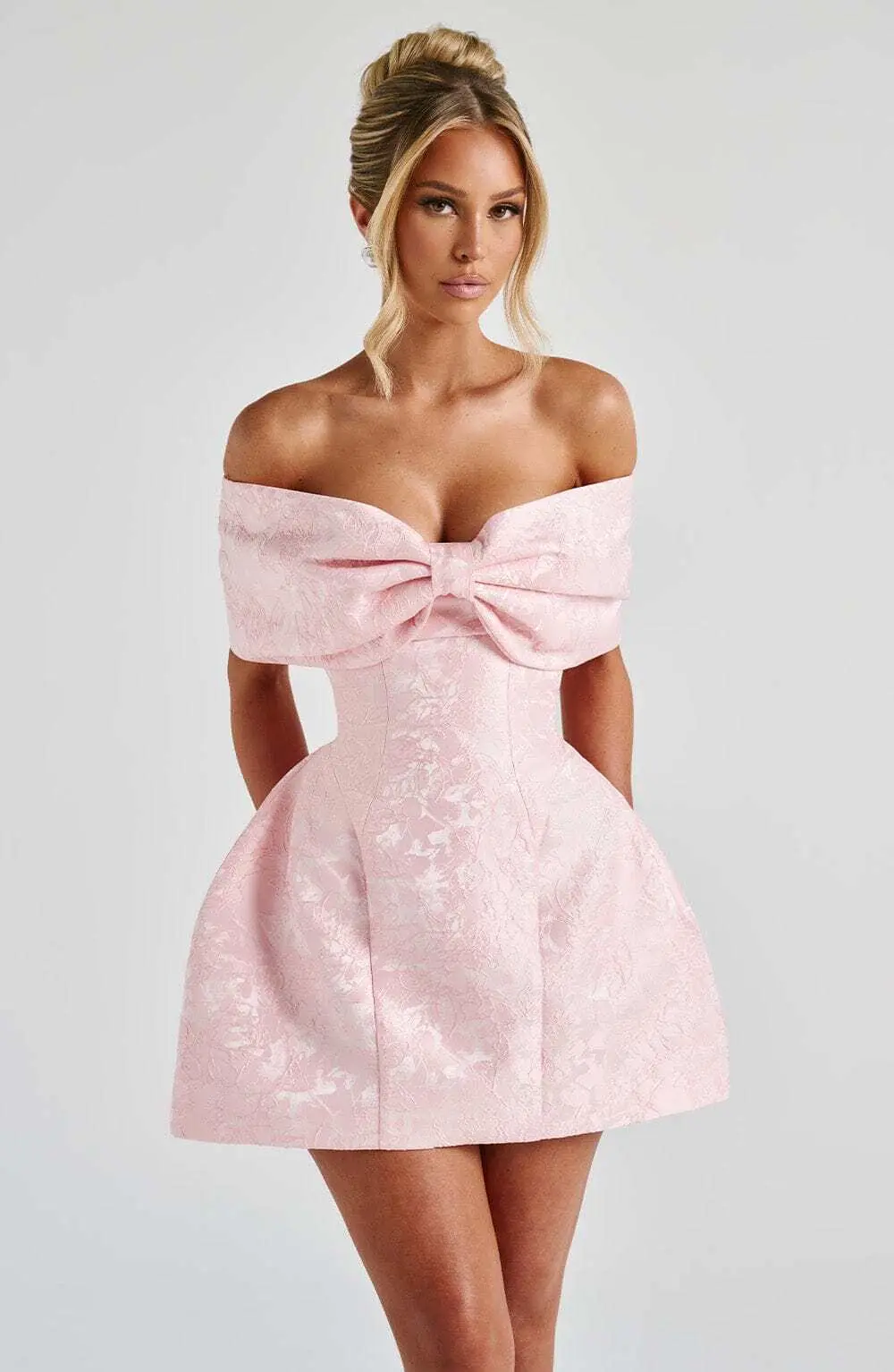Raquel Mini Dress - Blush - Image 7