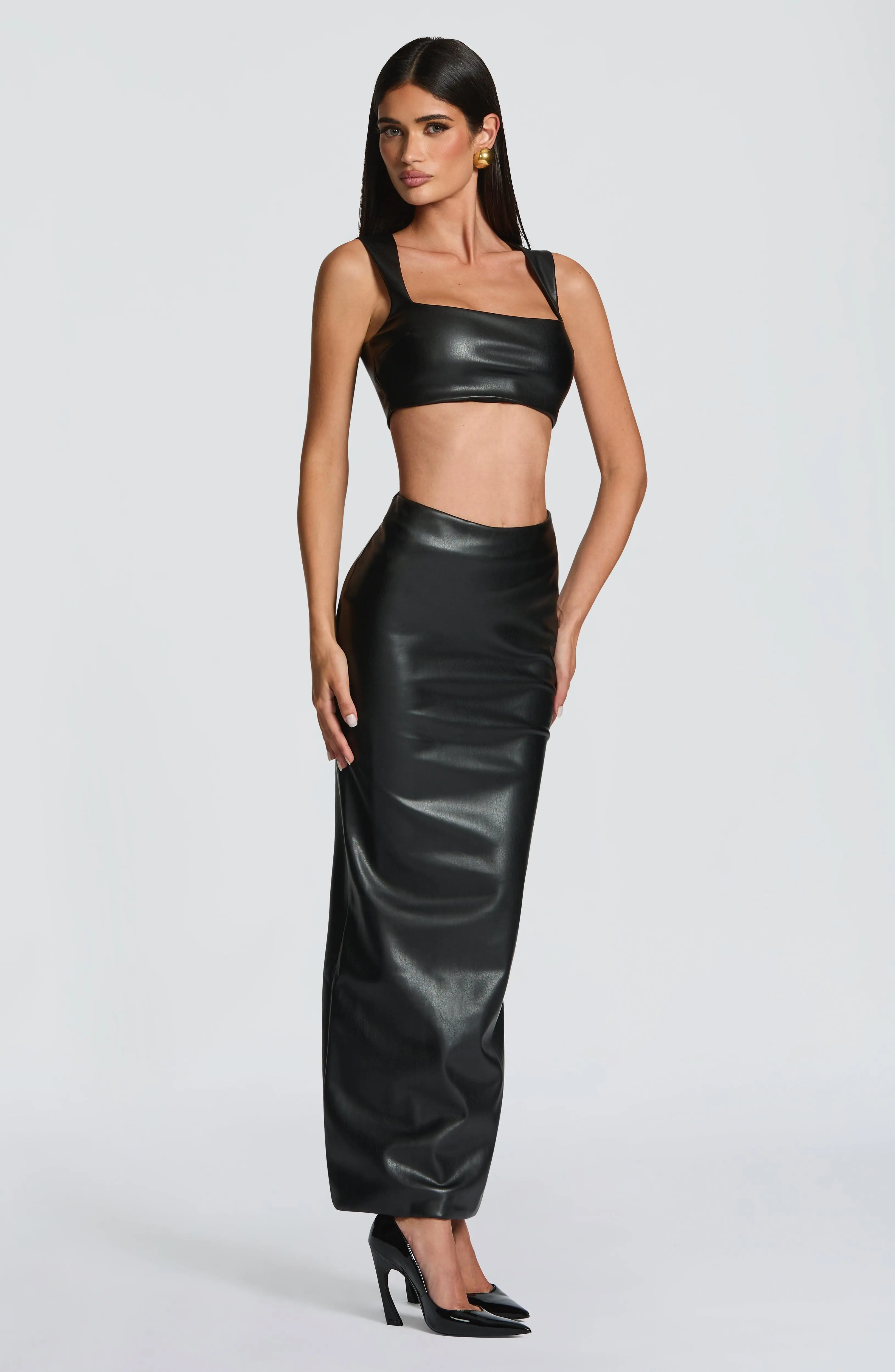 Odetta Maxi Skirt - Black - Image 2