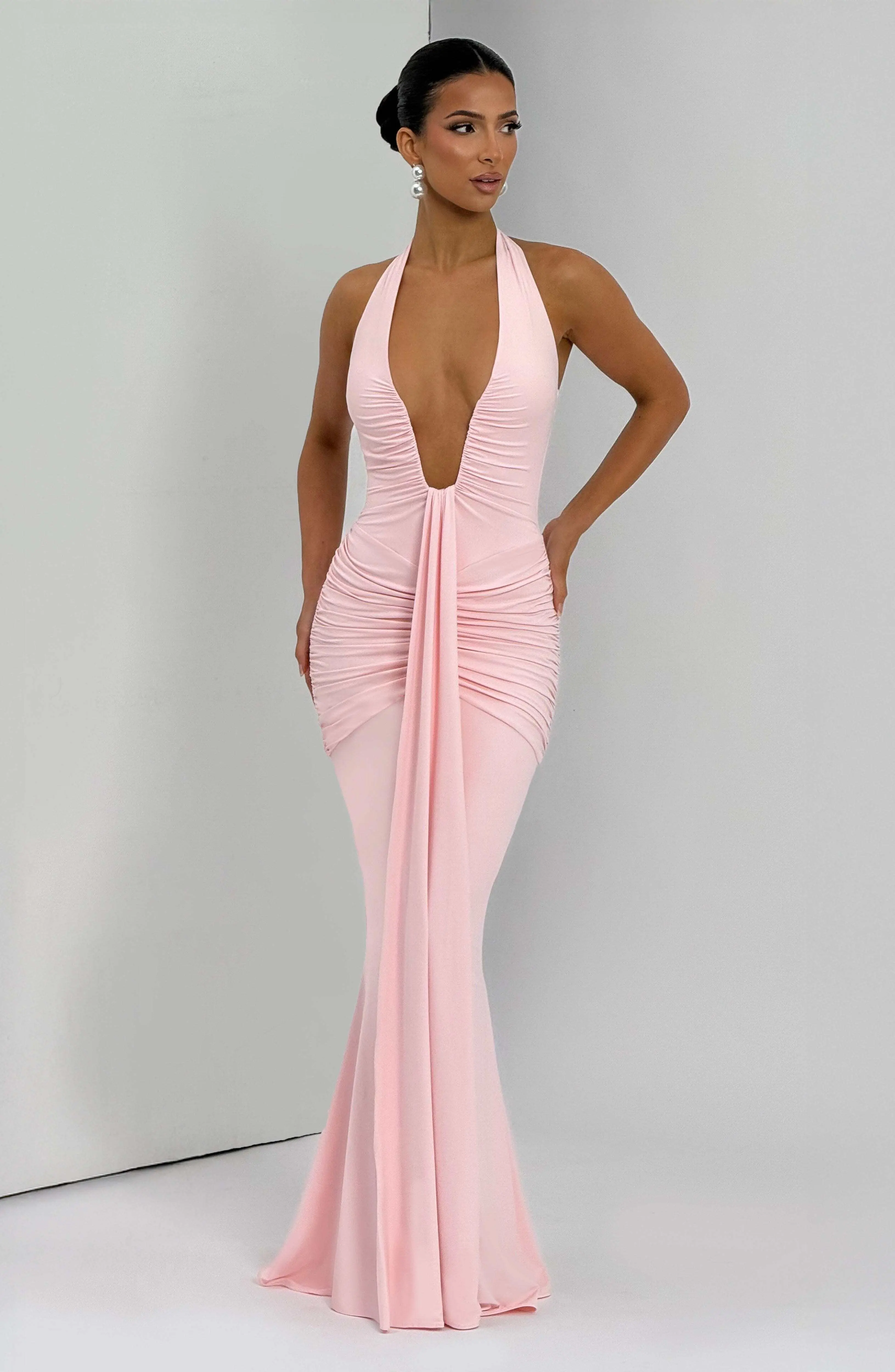 Rosetta Maxi Dress - Blush - Image 8