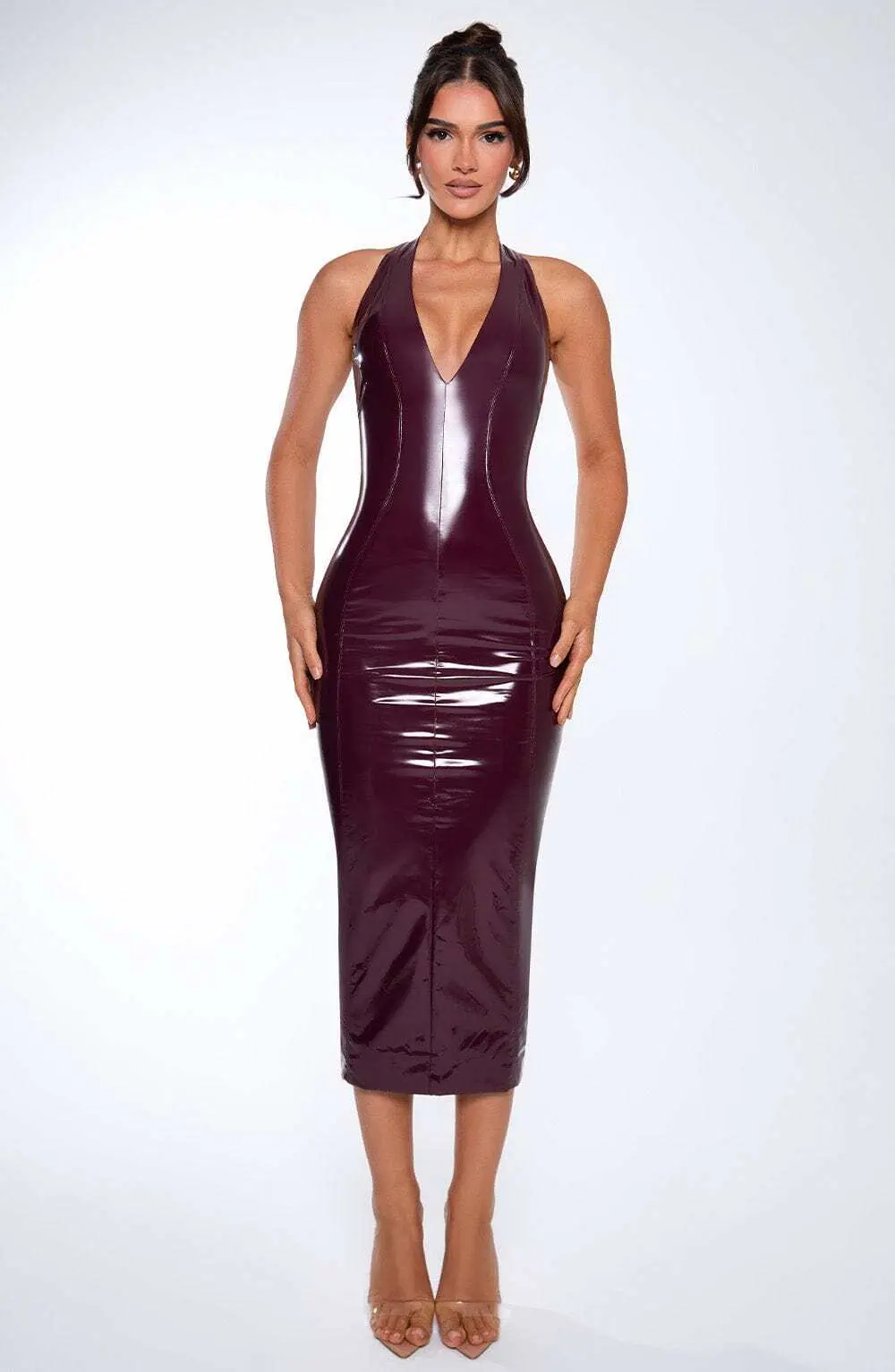 Violette Midi Dress - Cherry Lacquer - Image 8
