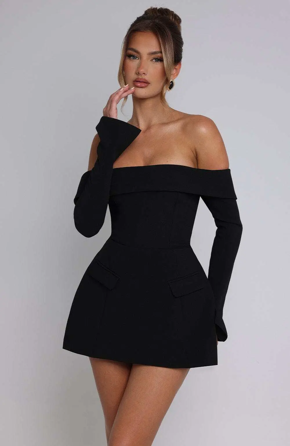 Grace Skort - Black - Image 7