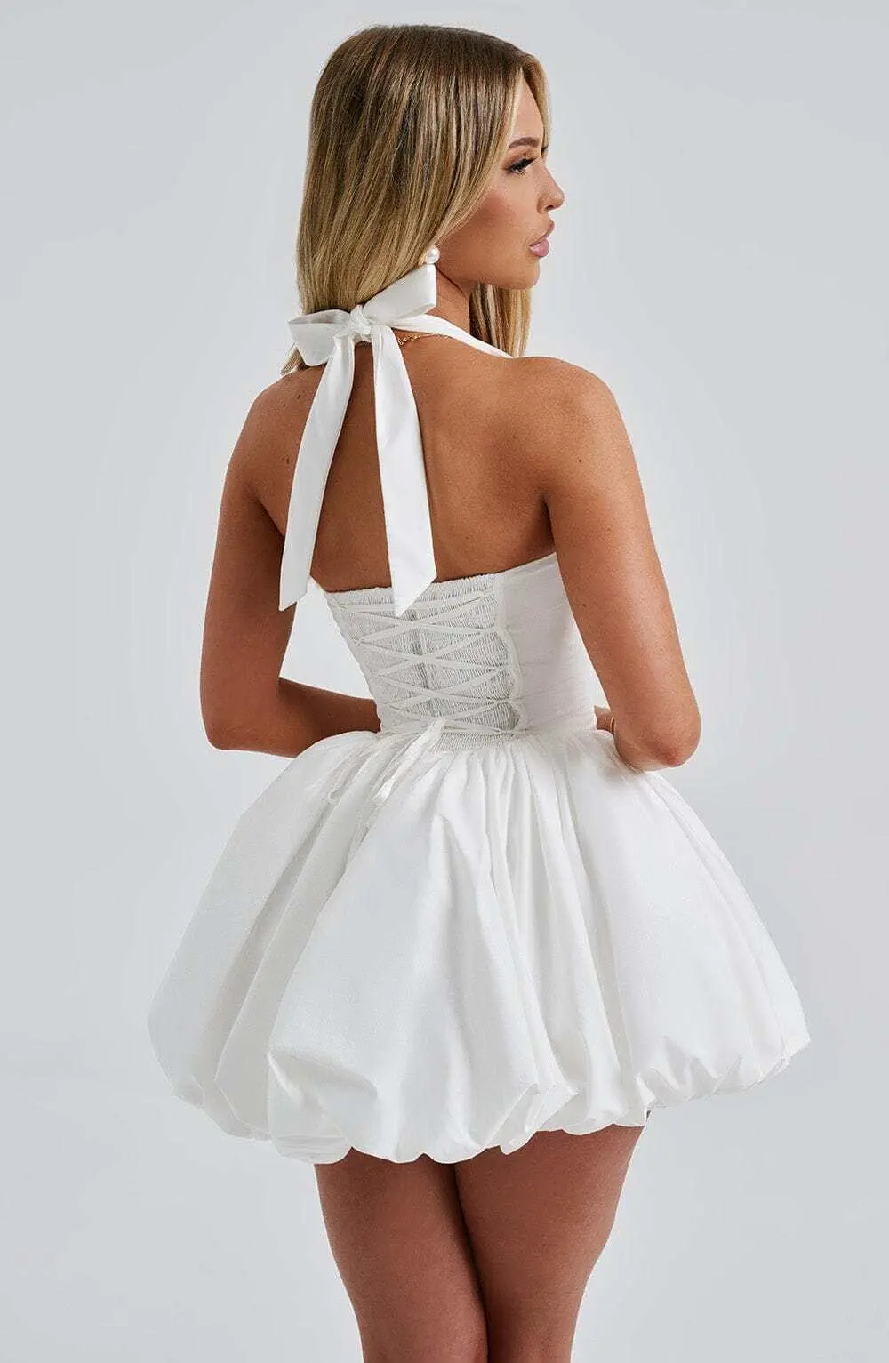 Maricia Mini Dress - Ivory - Image 6
