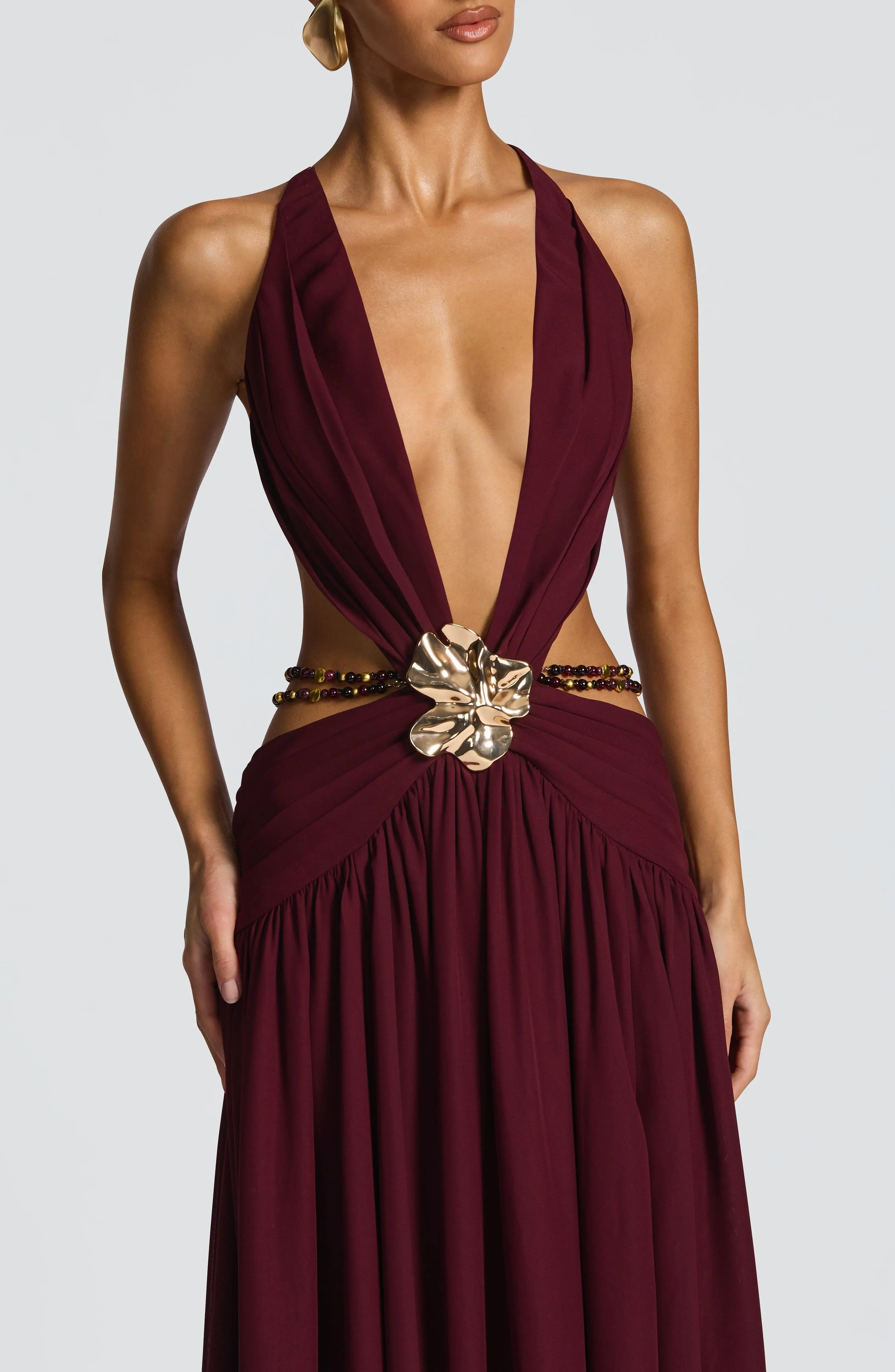 Indianna Maxi Dress - Cherry Lacquer - Image 7