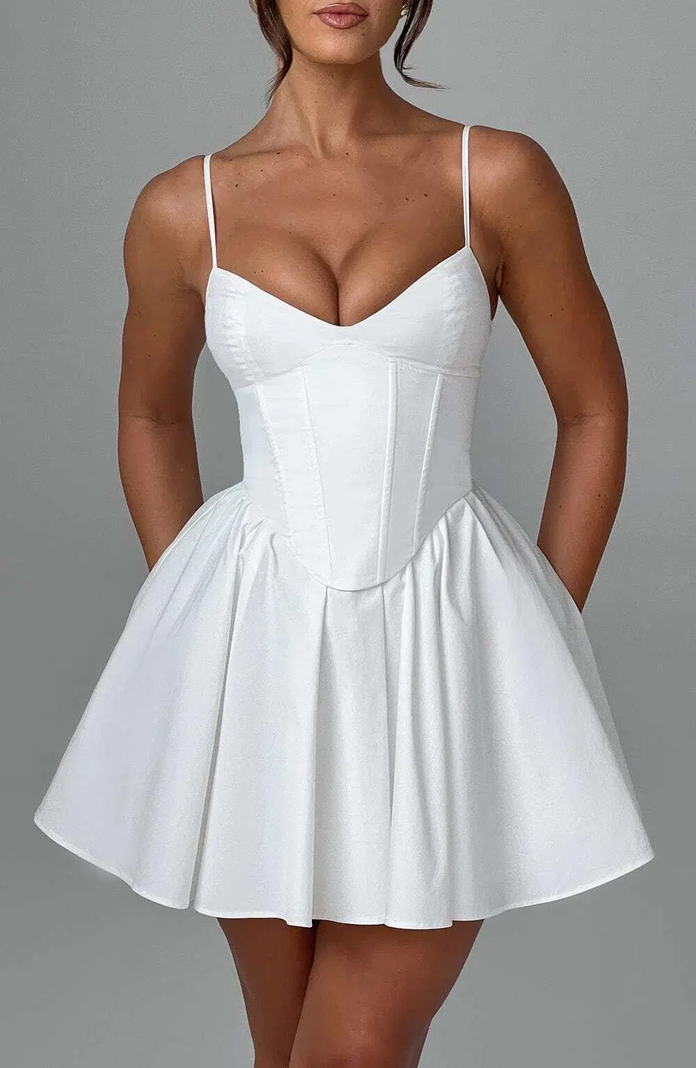 Analeigh Mini Dress - Ivory - Image 2