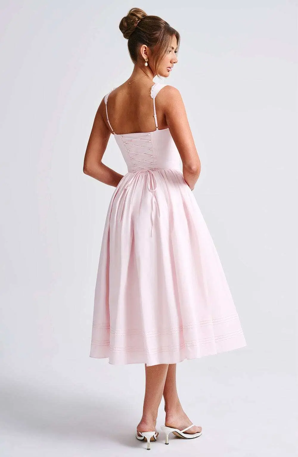 Marlena Midi Dress - Blush - Image 10
