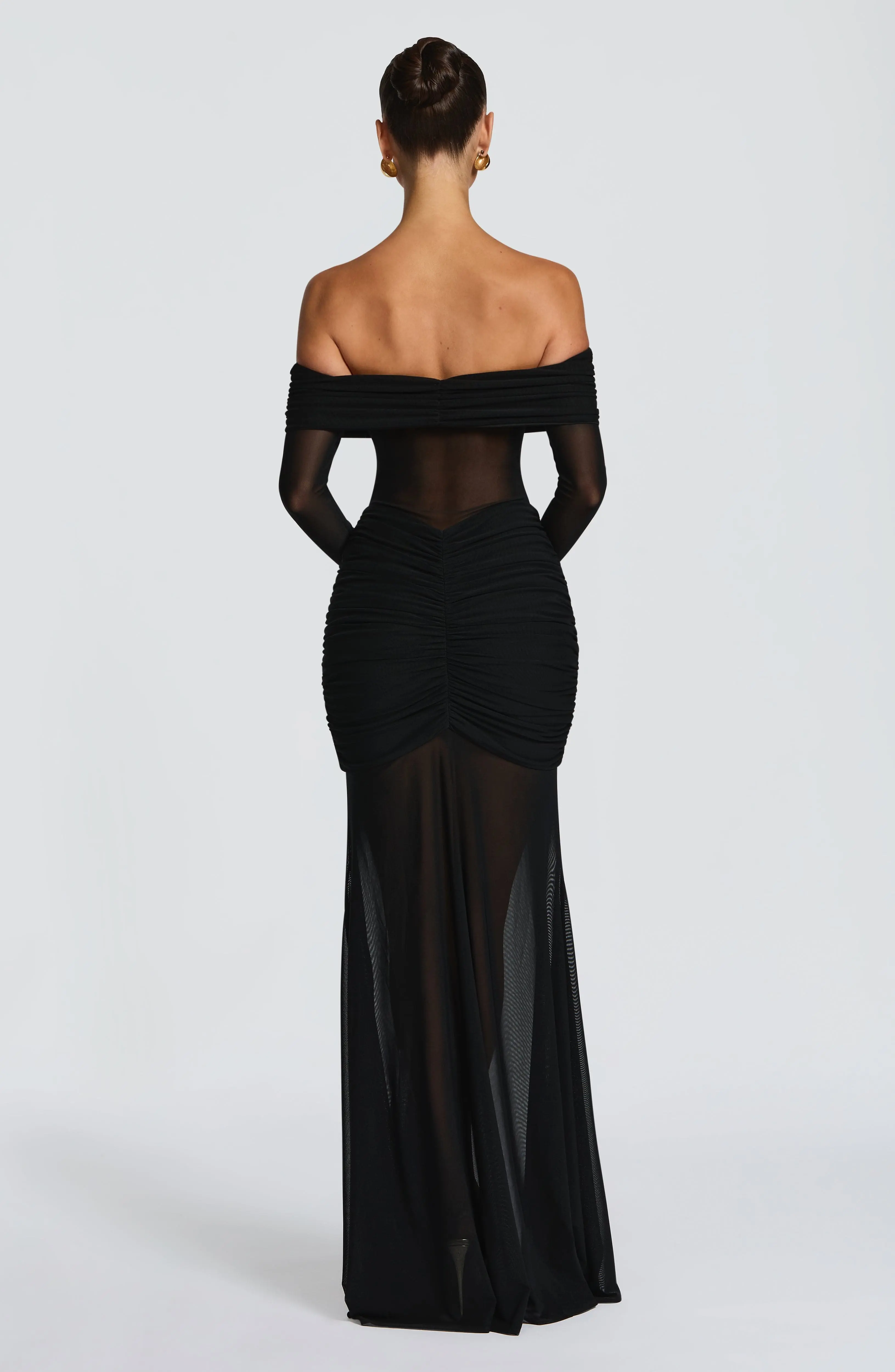 Arlena Maxi Dress - Black - Image 3
