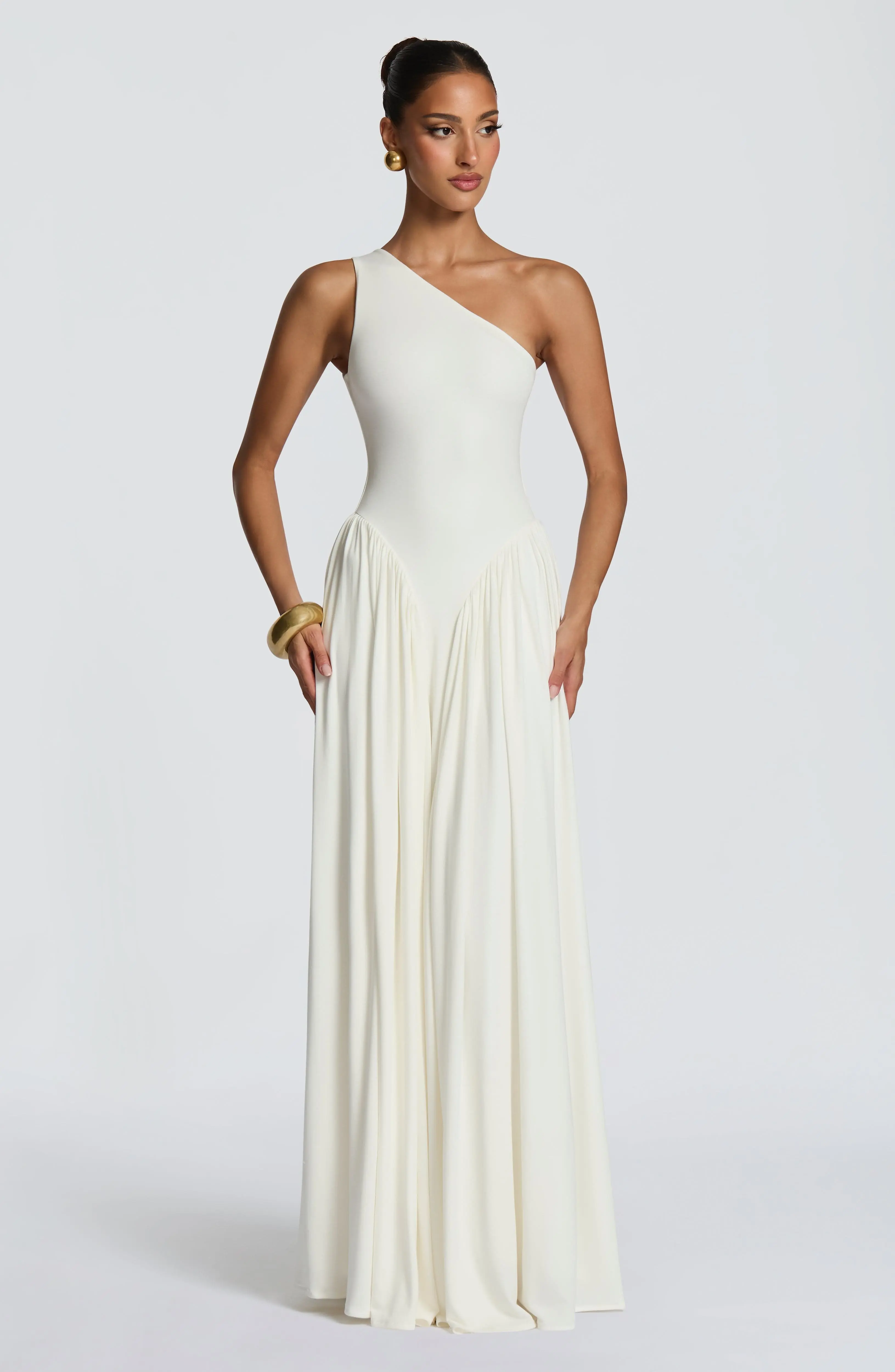Vespera Maxi Dress - Ivory - Image 3