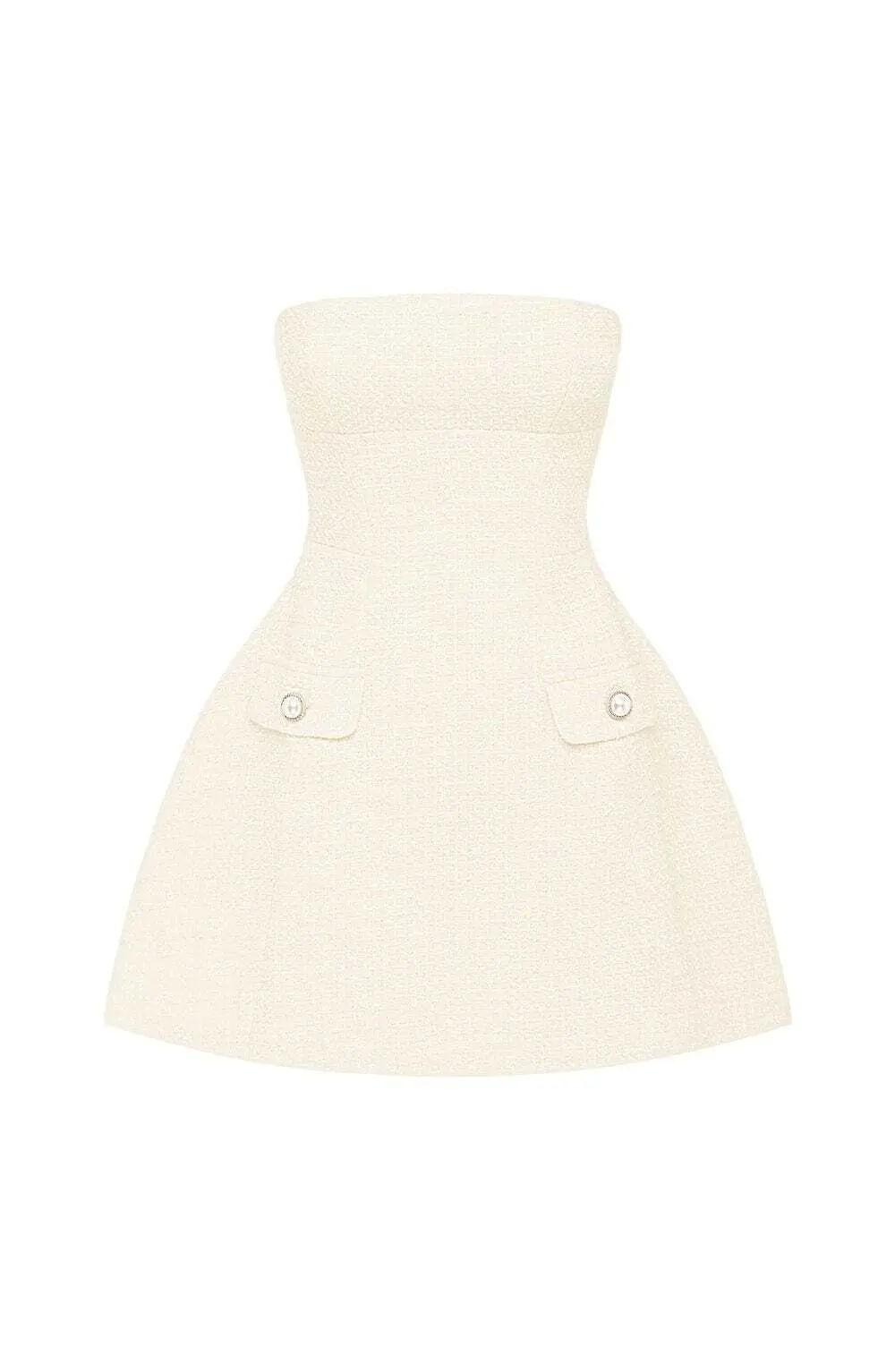 Lottie Mini Dress - Ivory - Image 8