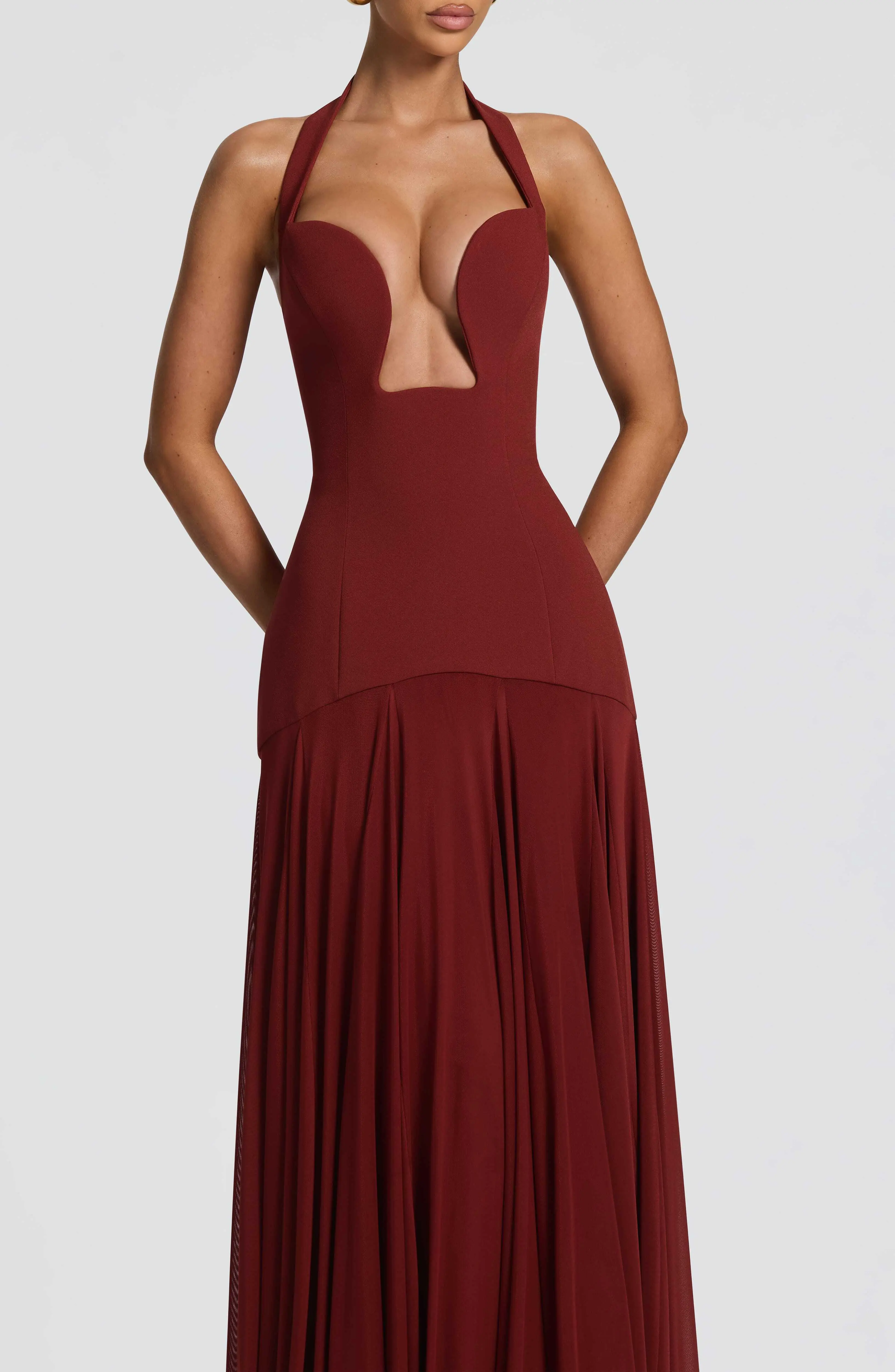 Cyrene Maxi Dress - Deep Rust - Image 5