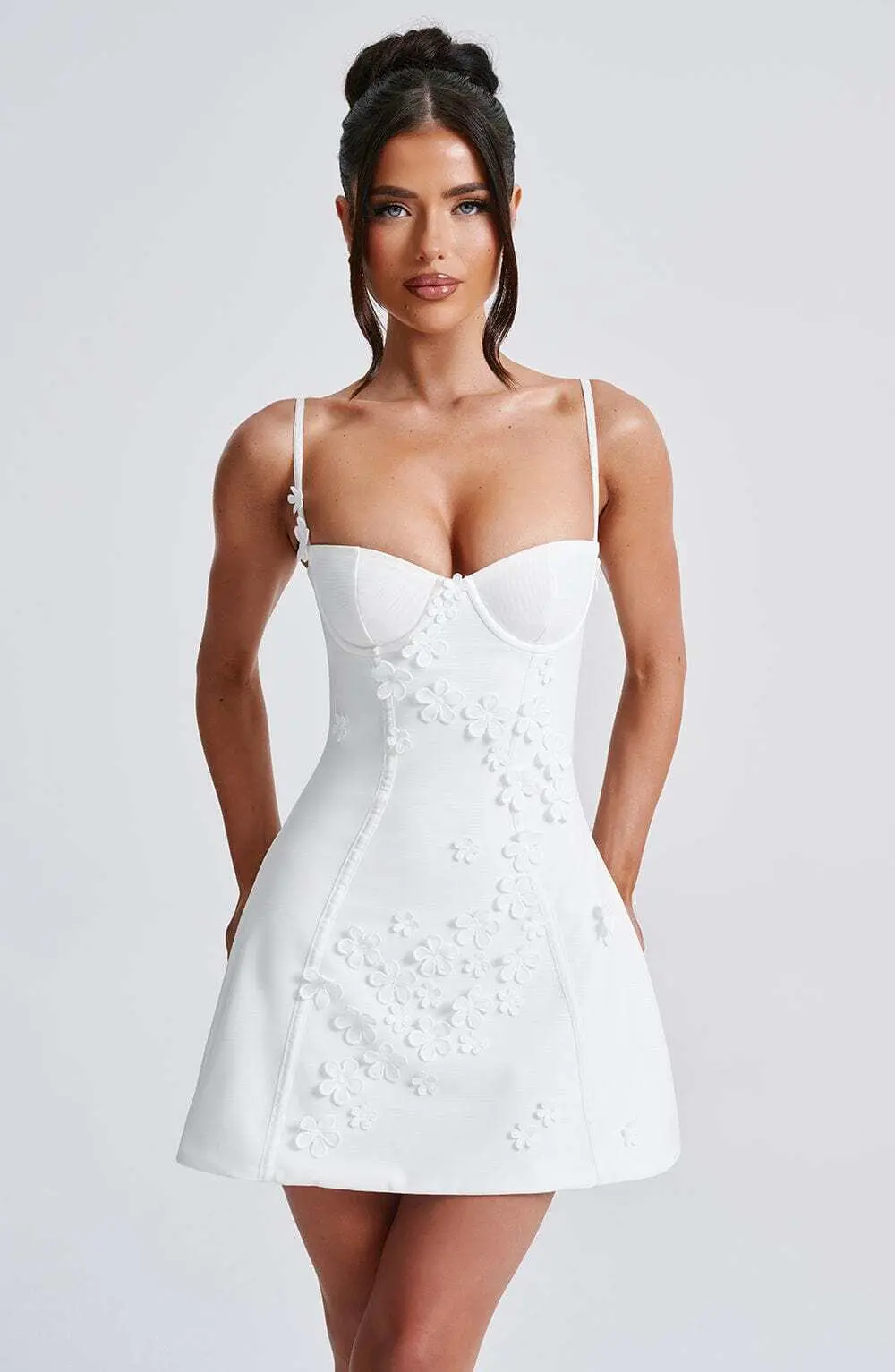 Dalary Mini Dress - Ivory - Image 10