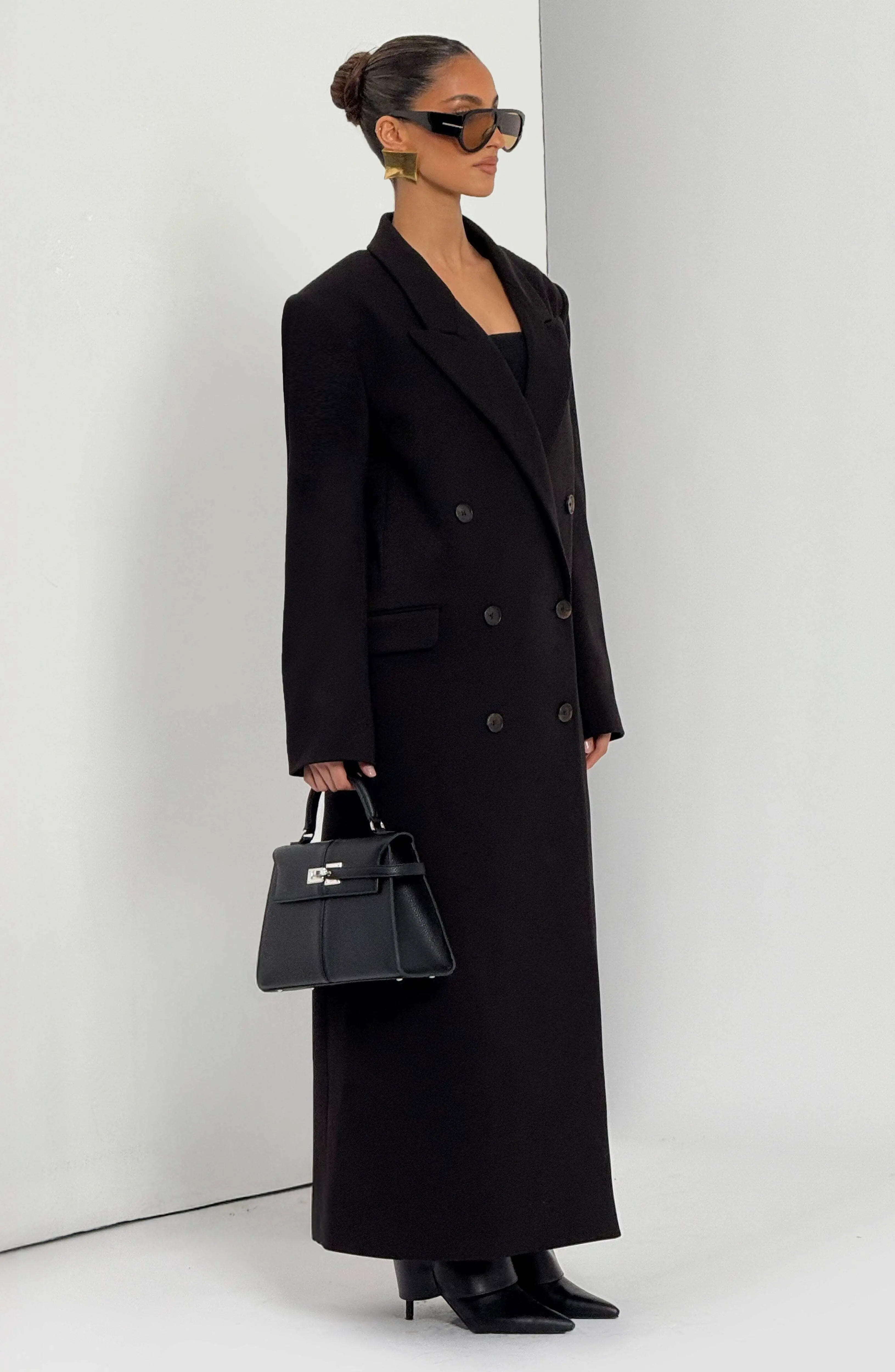 Michelle Coat - Black - Image 6