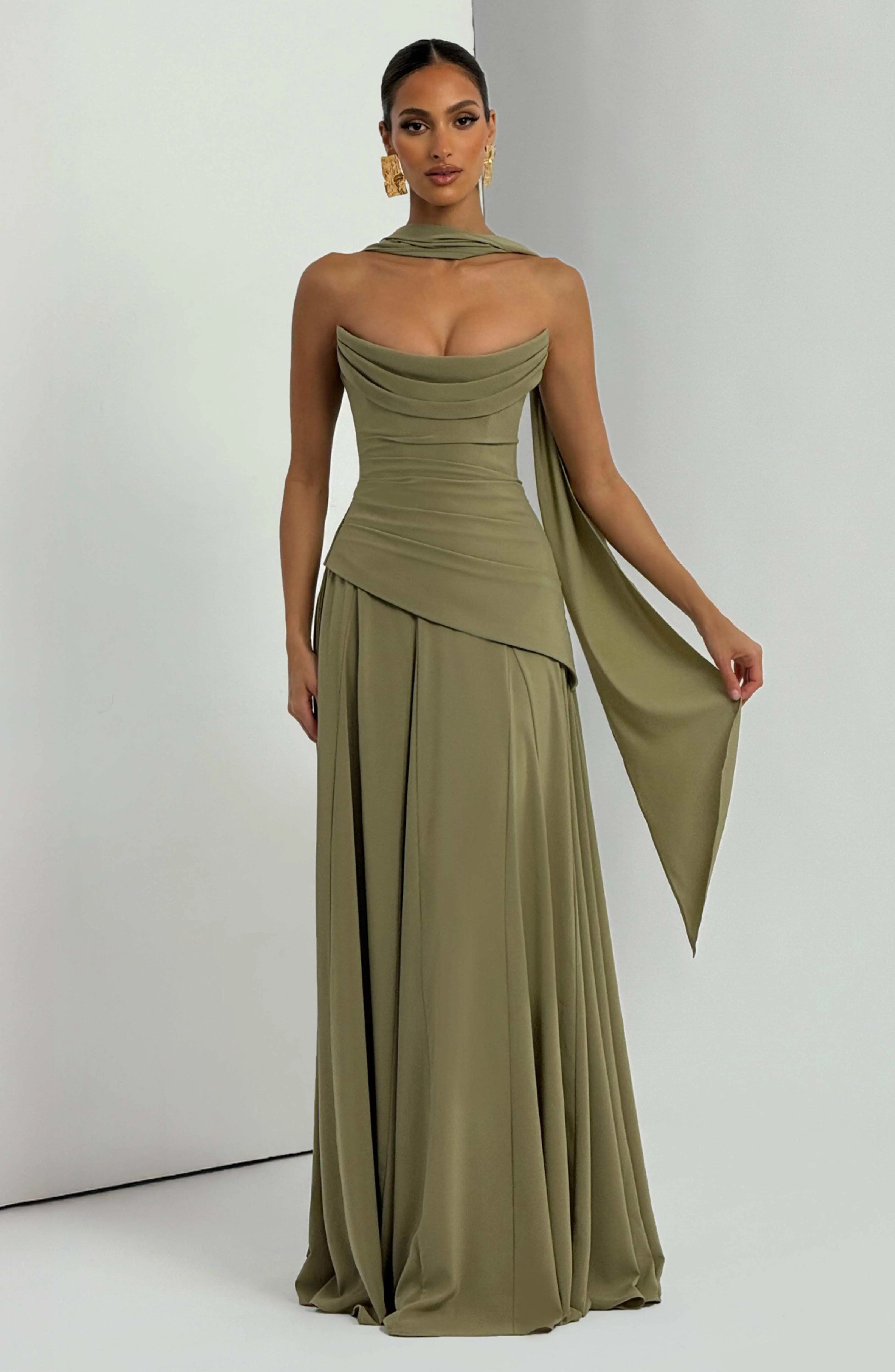 Patricia Maxi Dress - Sage - Image 9