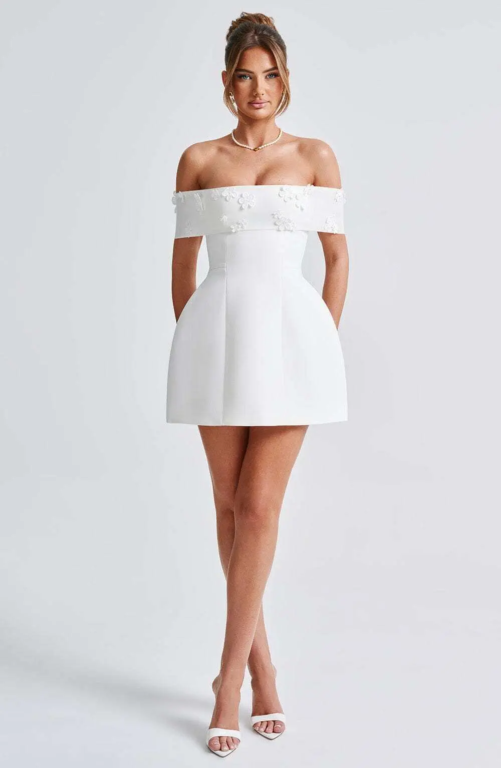 Laurel Mini Dress - Ivory - Image 6