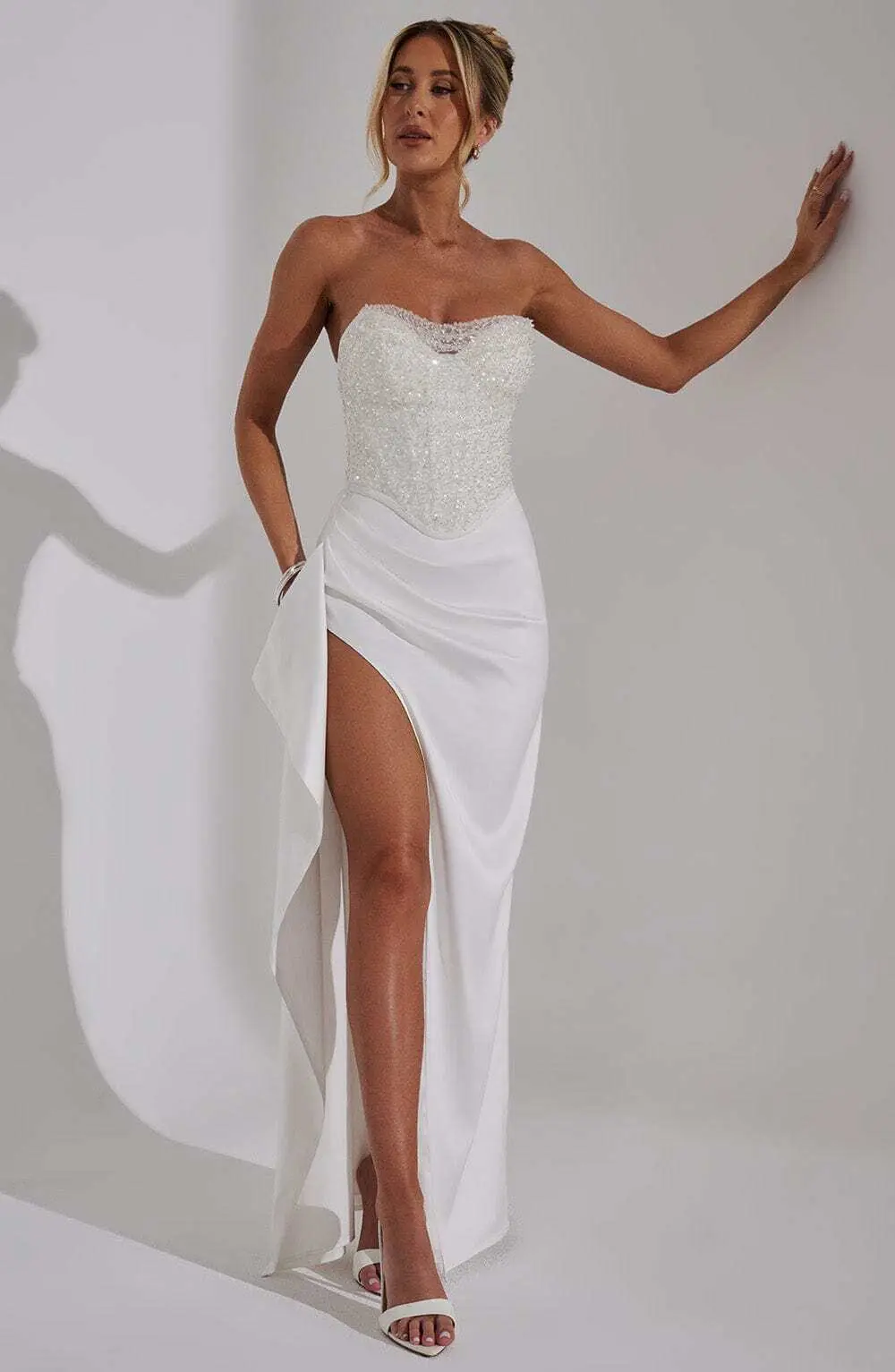 Emrielle Maxi Dress - Ivory - Image 3