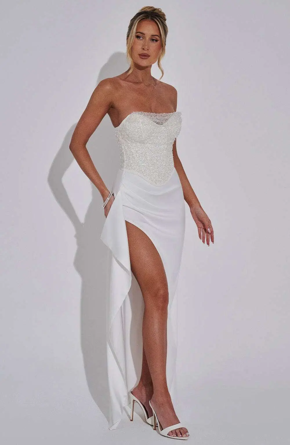 Emrielle Maxi Dress - Ivory - Image 5