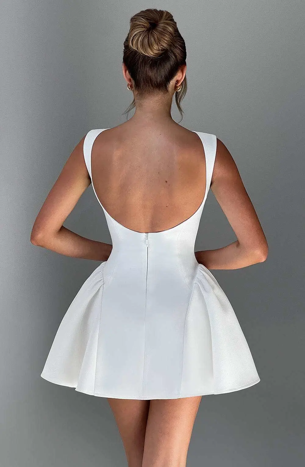 Yalina Mini Dress - Ivory - Image 4
