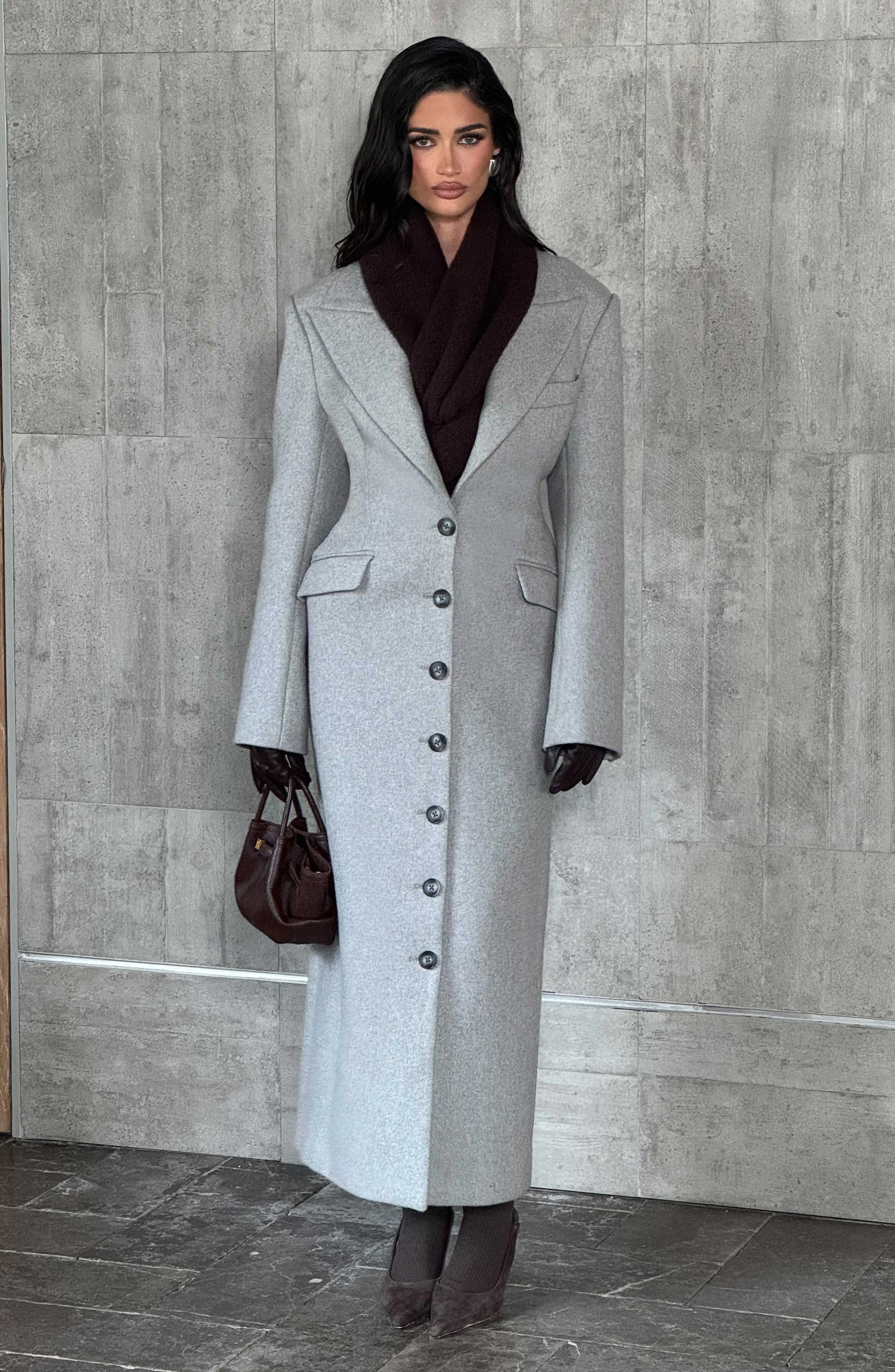 Ursula Coat - Light Grey - Image 11