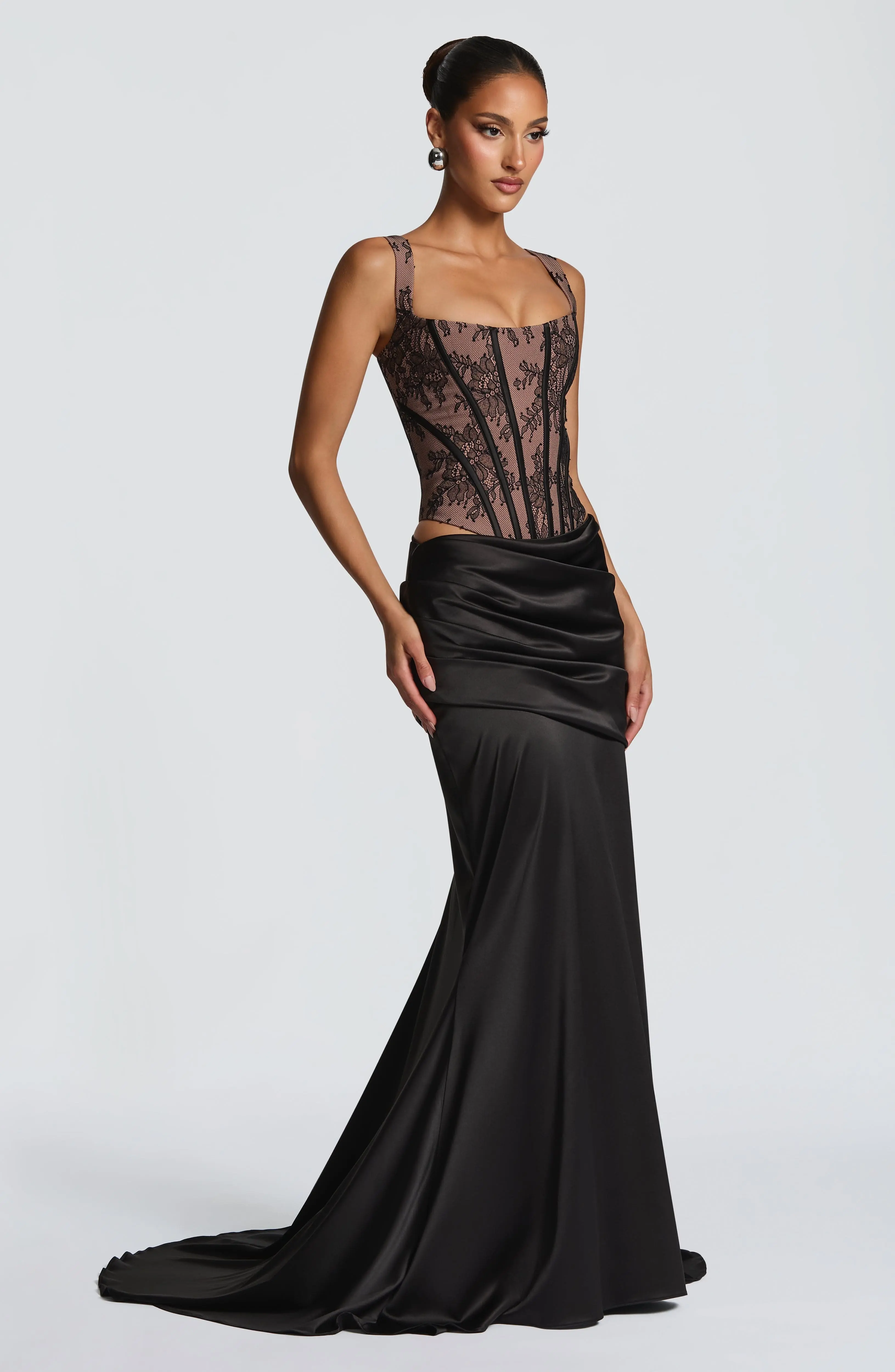 Claudette Maxi Skirt - Black - Image 5