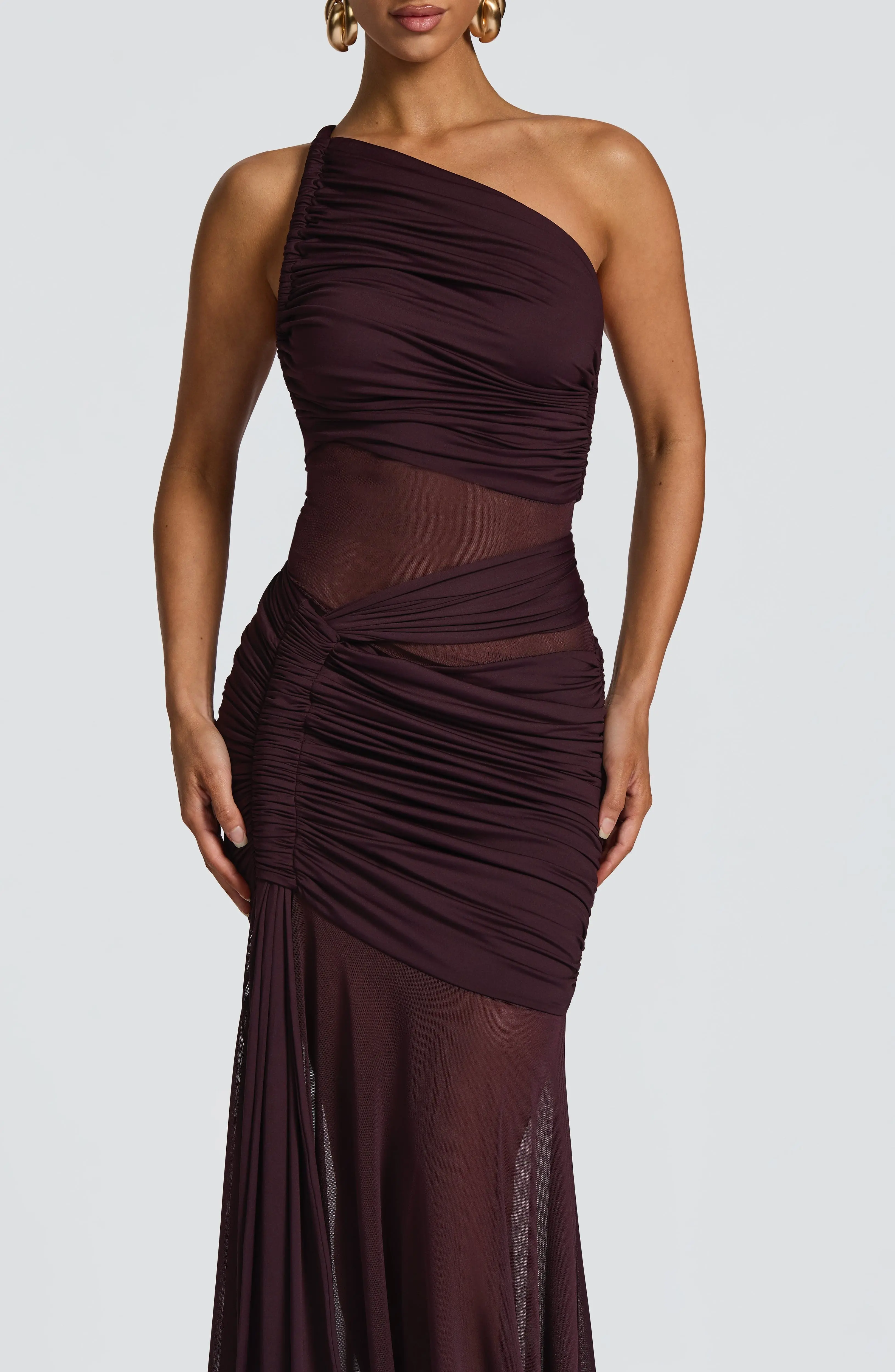 Marianne Maxi Dress - Plum - Image 4