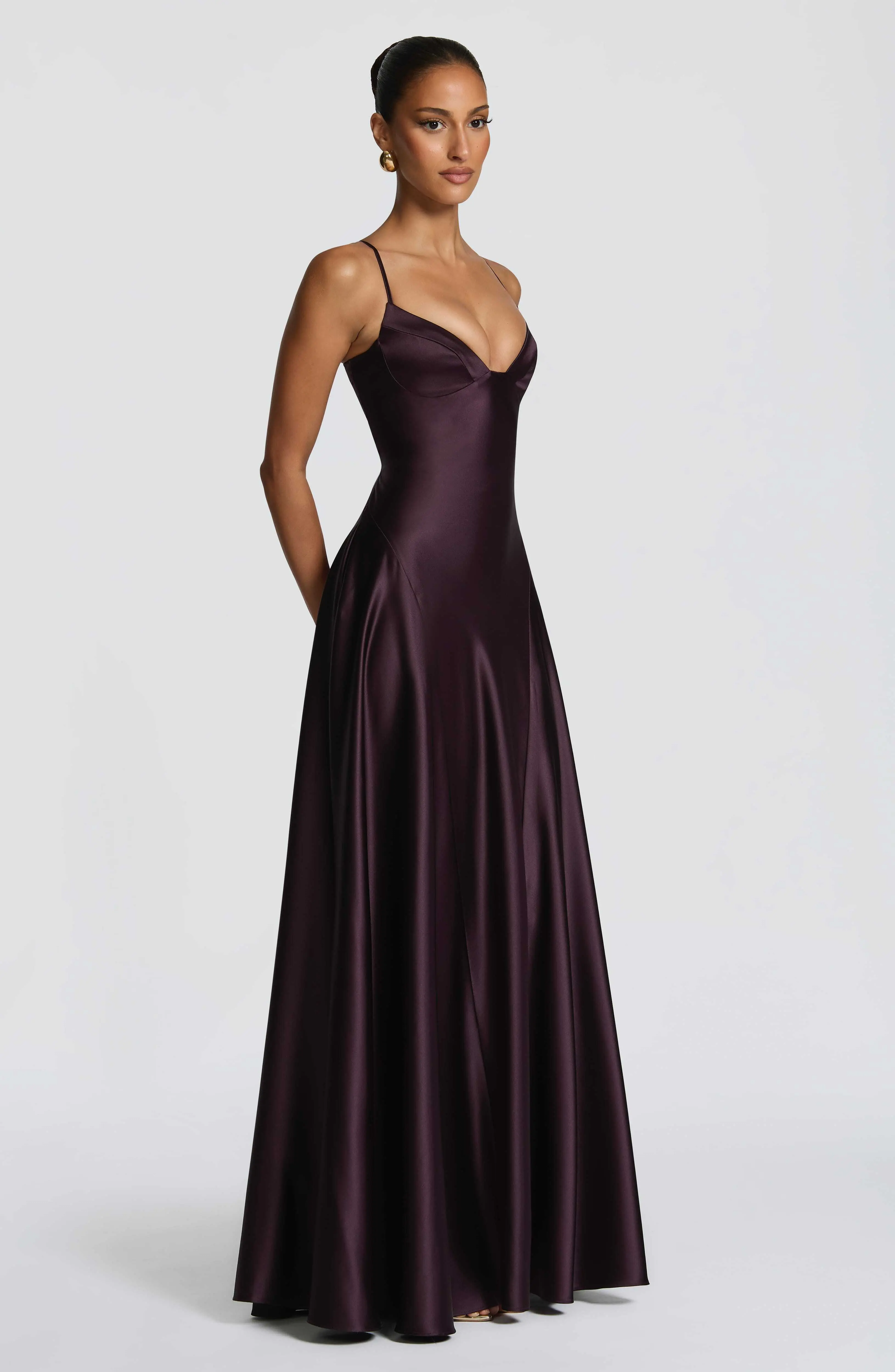 Asterin Maxi Dress - Plum - Image 4