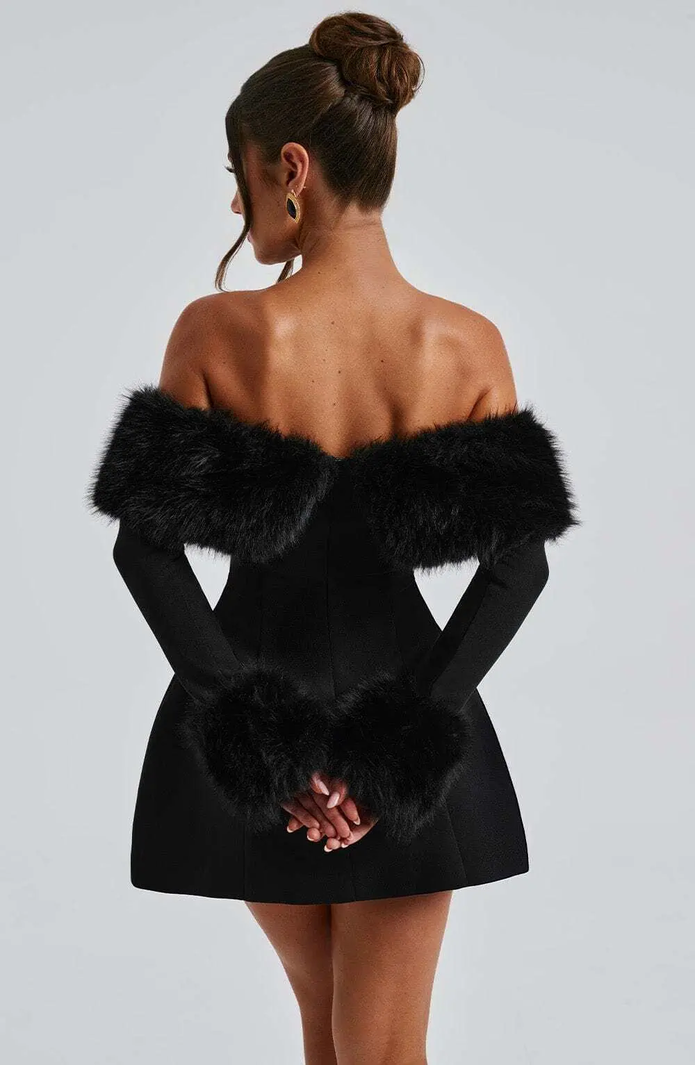 Villanelle Mini Dress - Black - Image 8