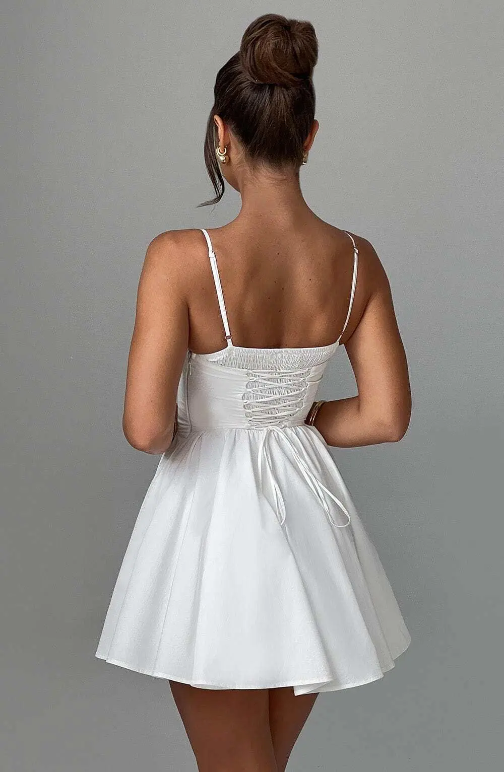 Analeigh Mini Dress - Ivory - Image 3