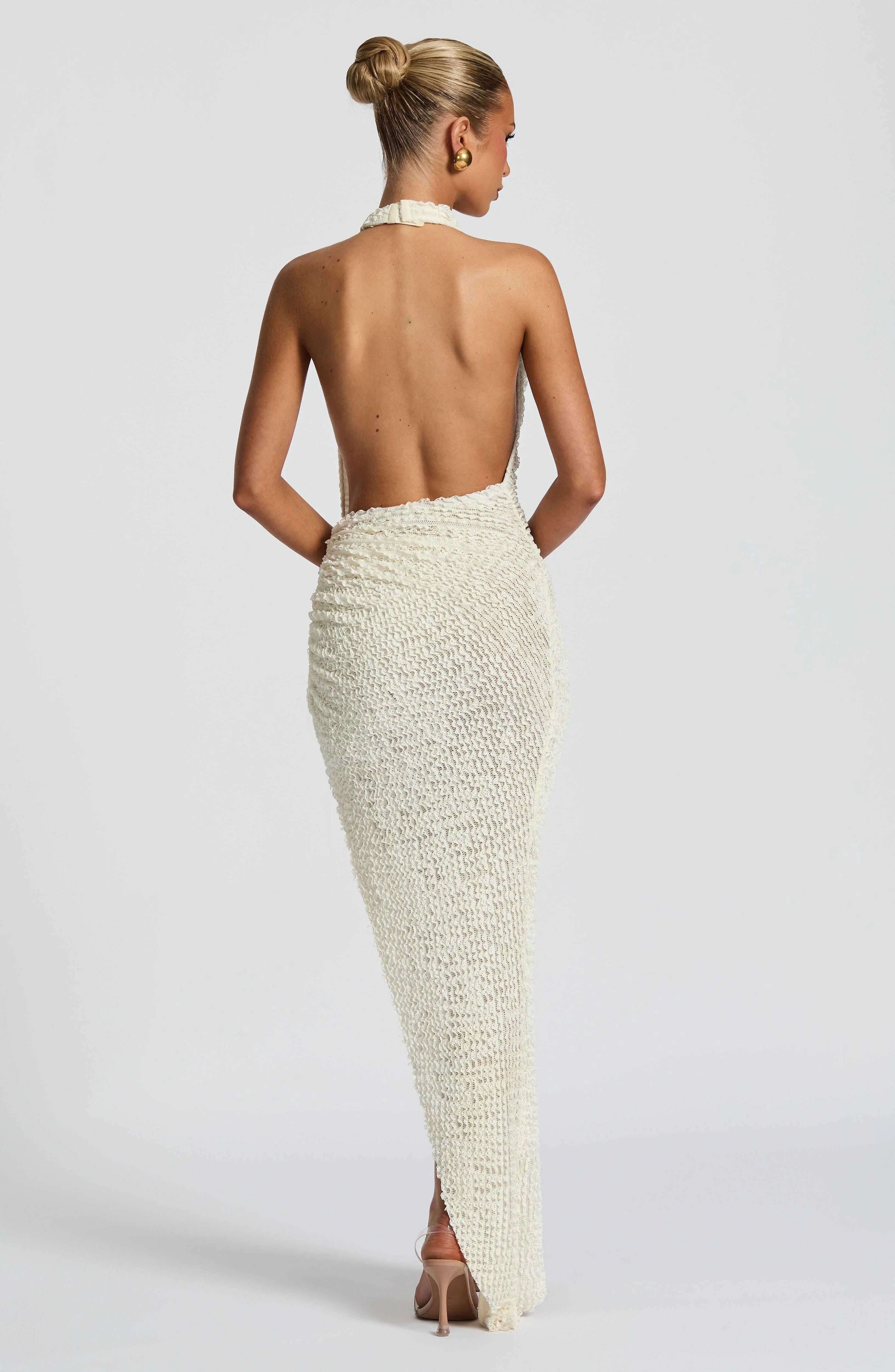 Airla Midi Dress - Ivory - Image 4
