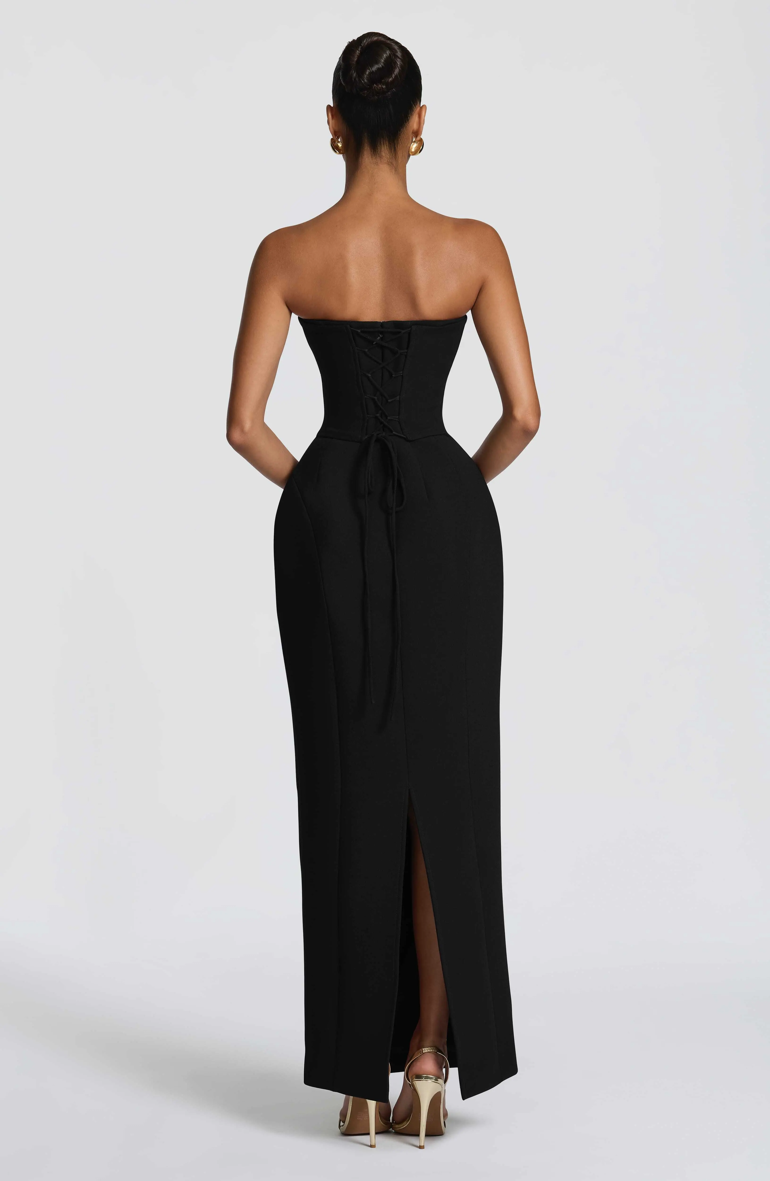 Manon Maxi Dress - Black - Image 2