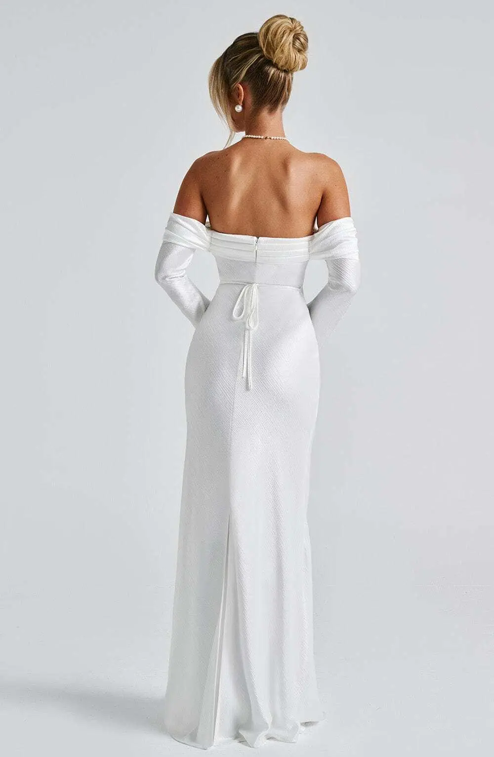 Selene Maxi Dress - Ivory - Image 13