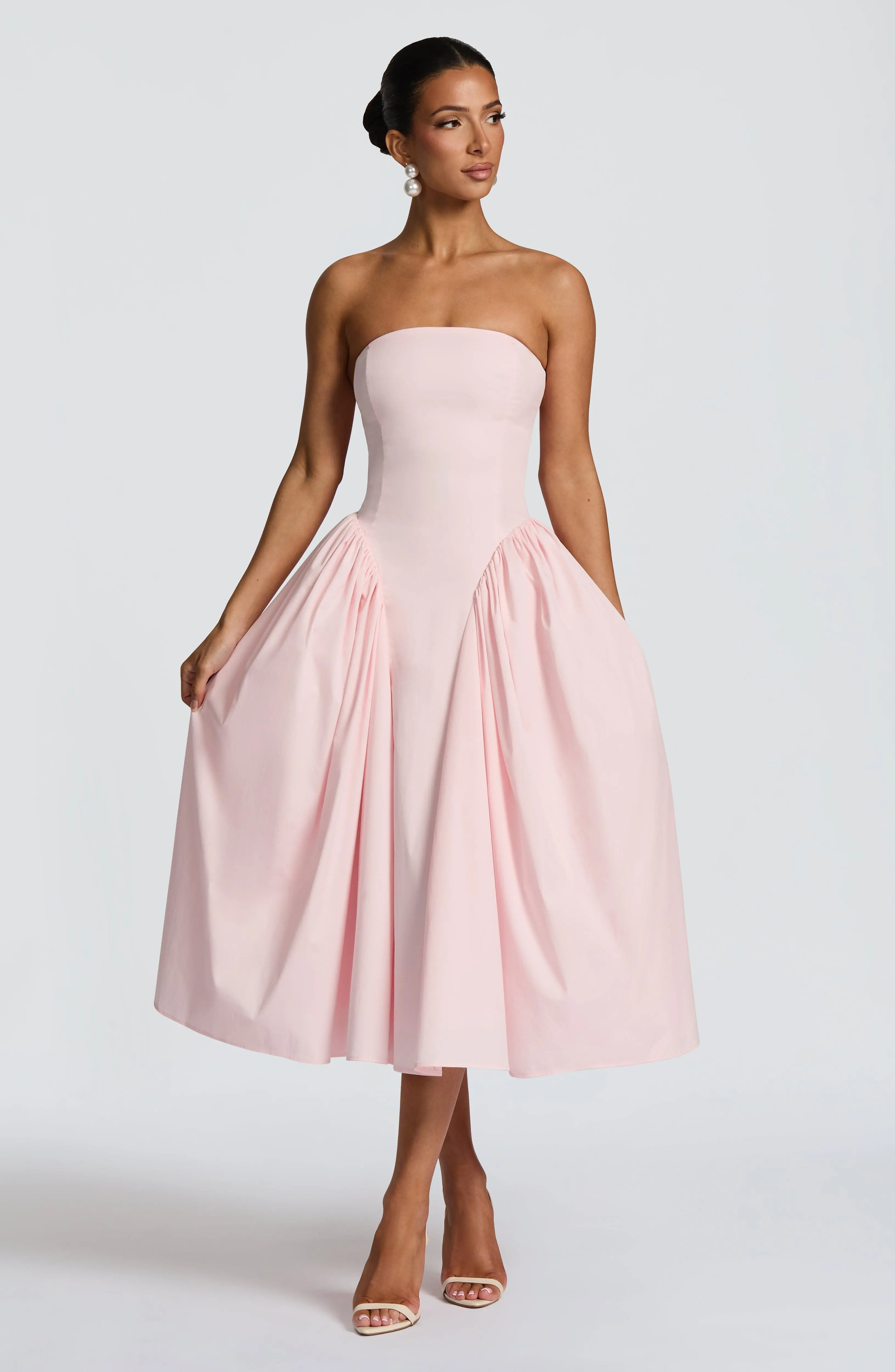Darla Midi Dress - Blush - Image 7