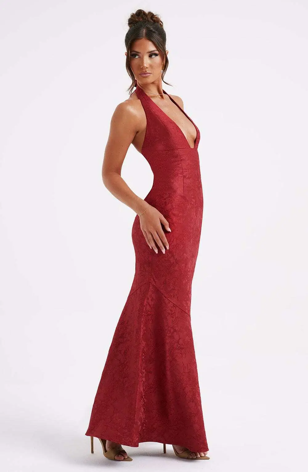 Josephine Maxi Dress - Red - Image 6