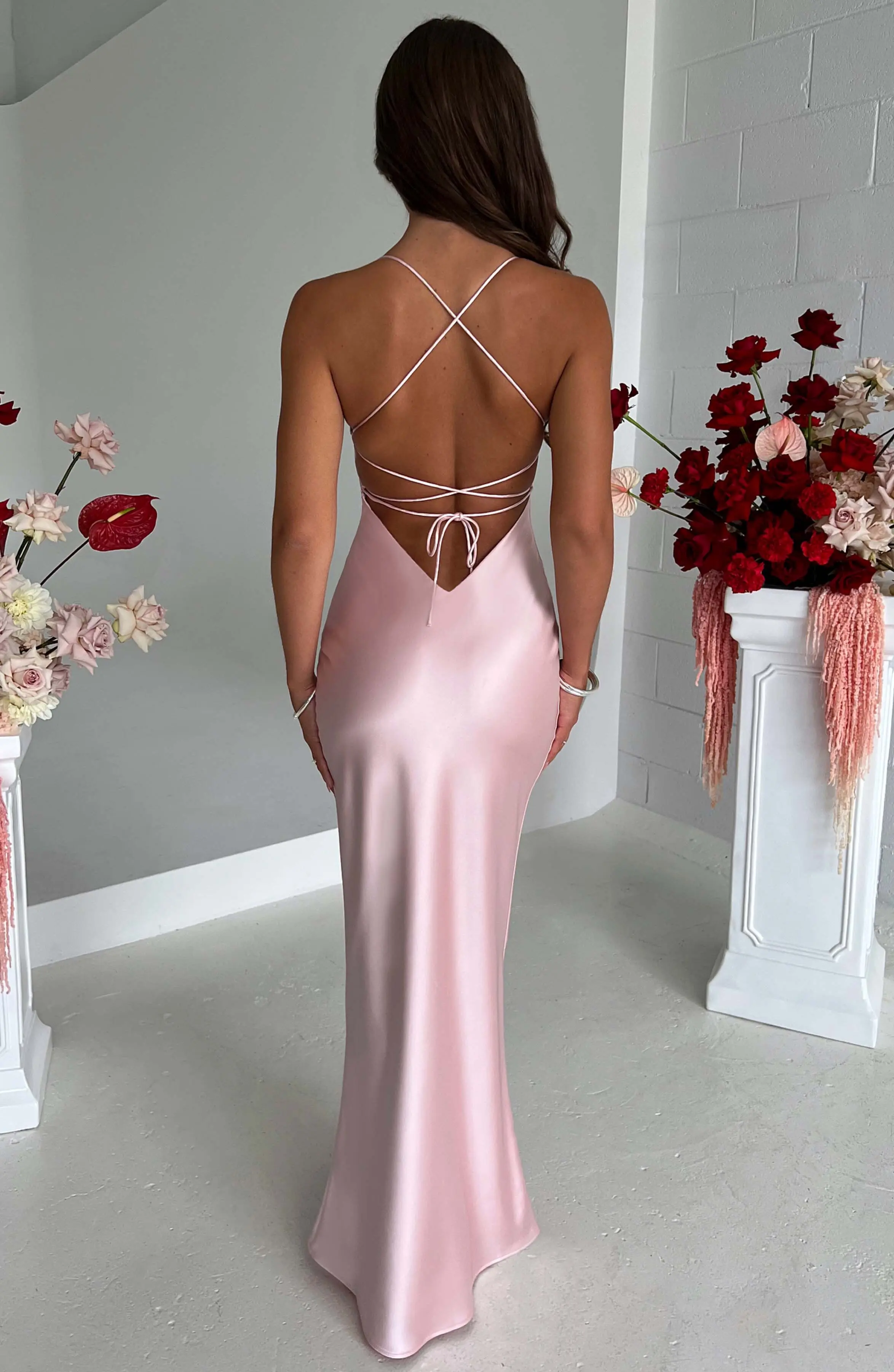 Malika Maxi Dress - Blush - Image 2