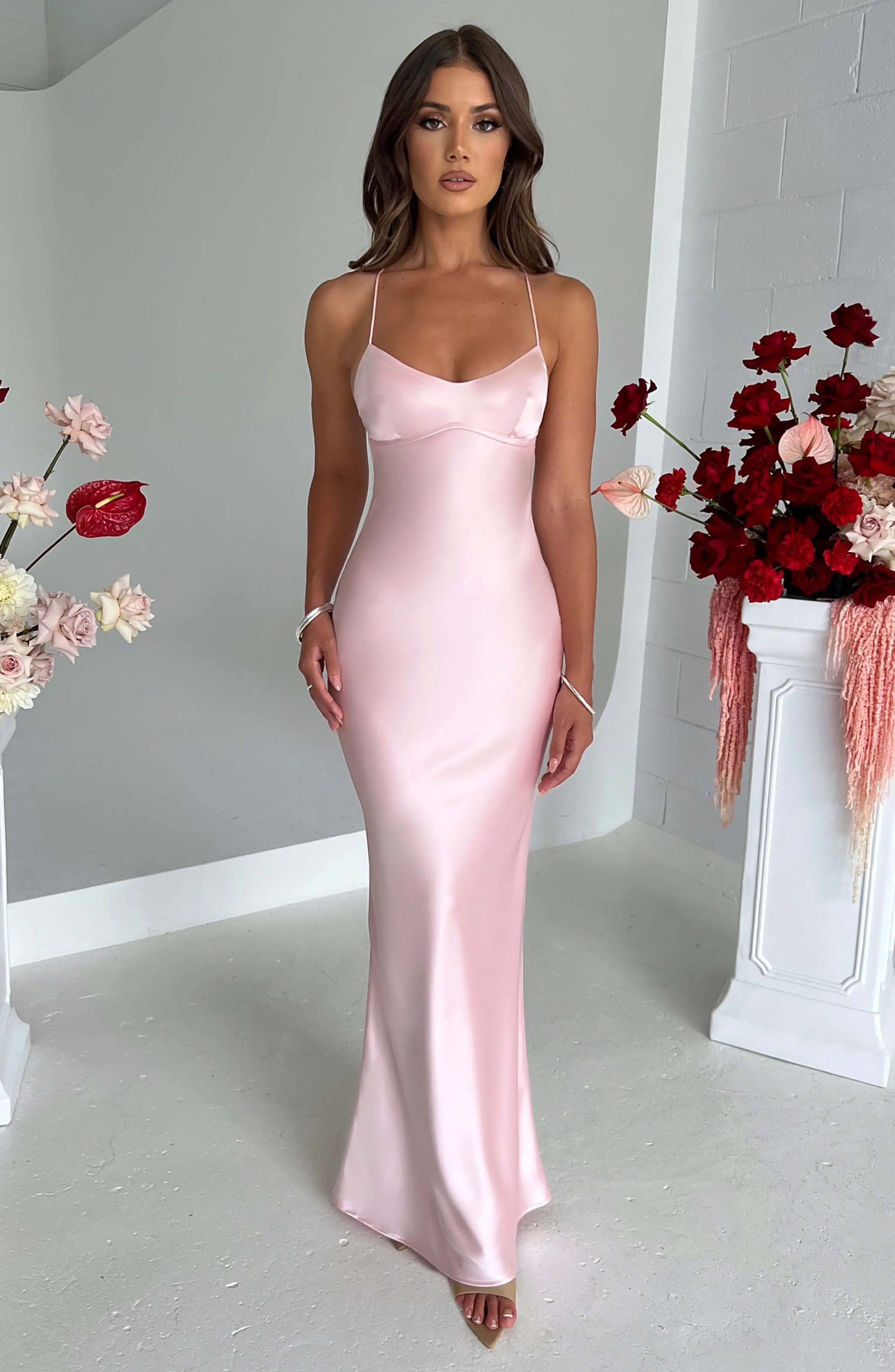 Malika Maxi Dress - Blush - Image 4