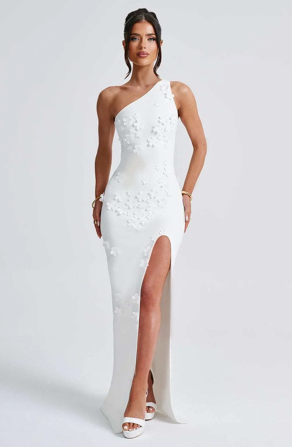 Cynthia Maxi Dress - Ivory - Image 6